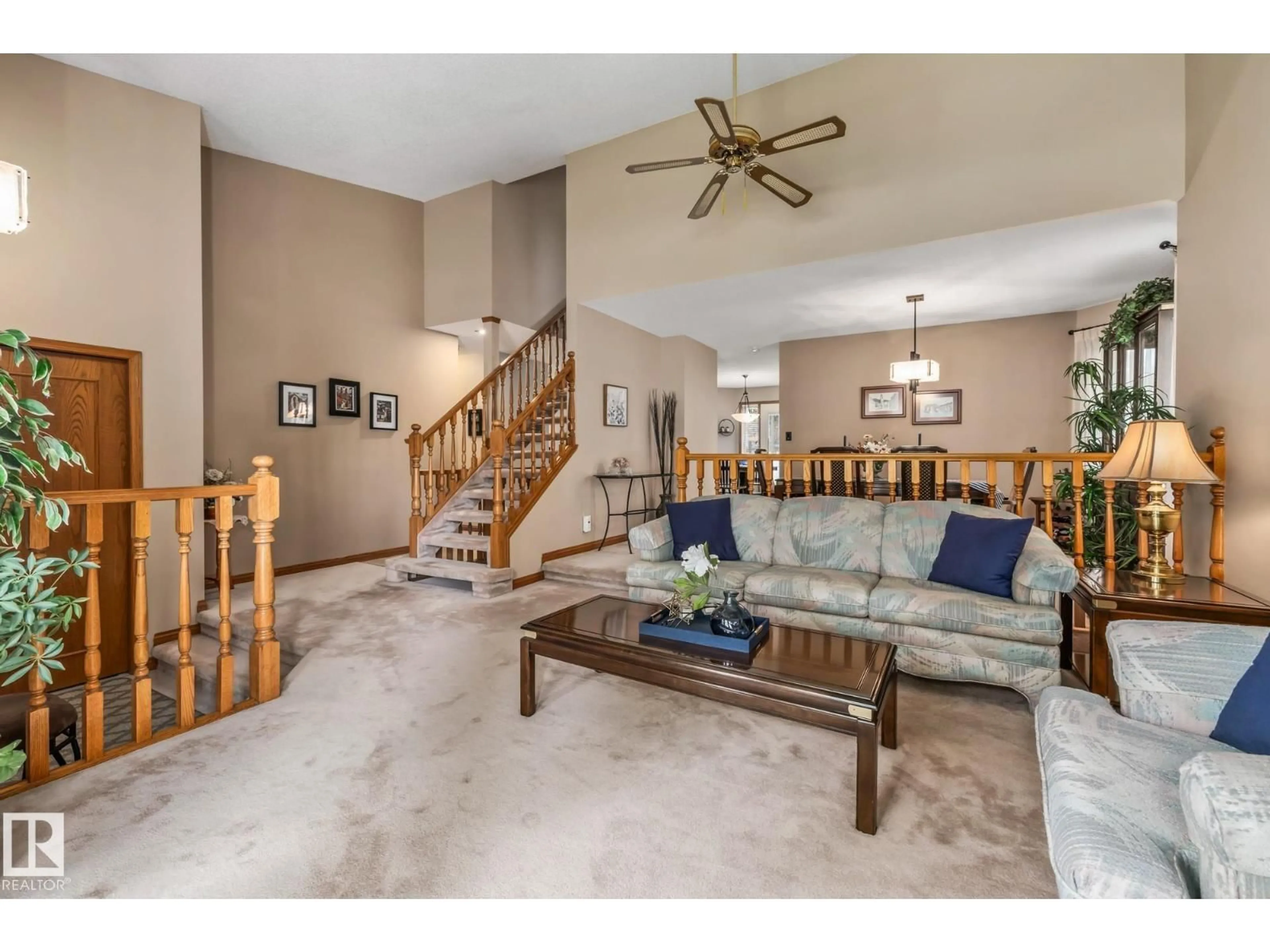Living room with furniture, unknown for 3 DURAND PL, St. Albert Alberta T8N4V5