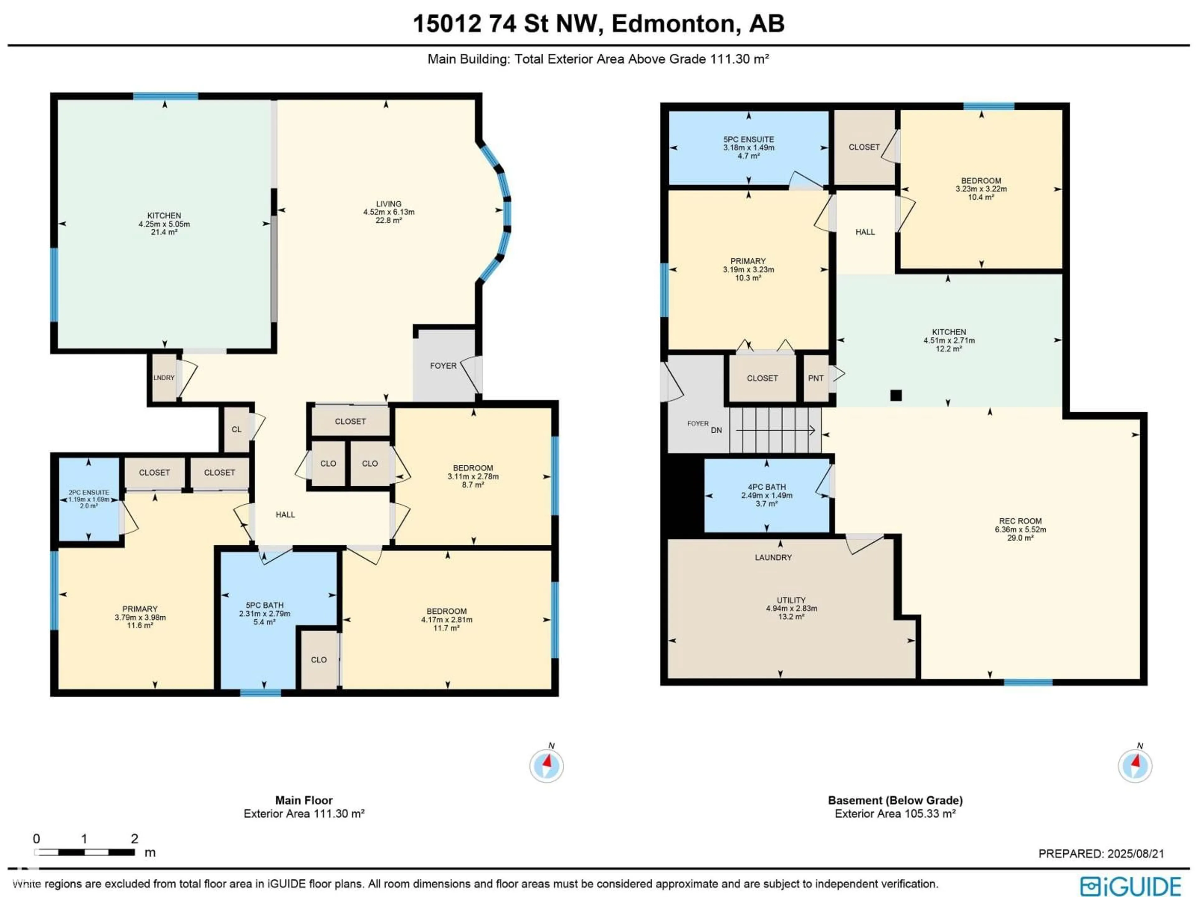 Floor plan for 15012 74 ST, Edmonton Alberta T5C0Y7