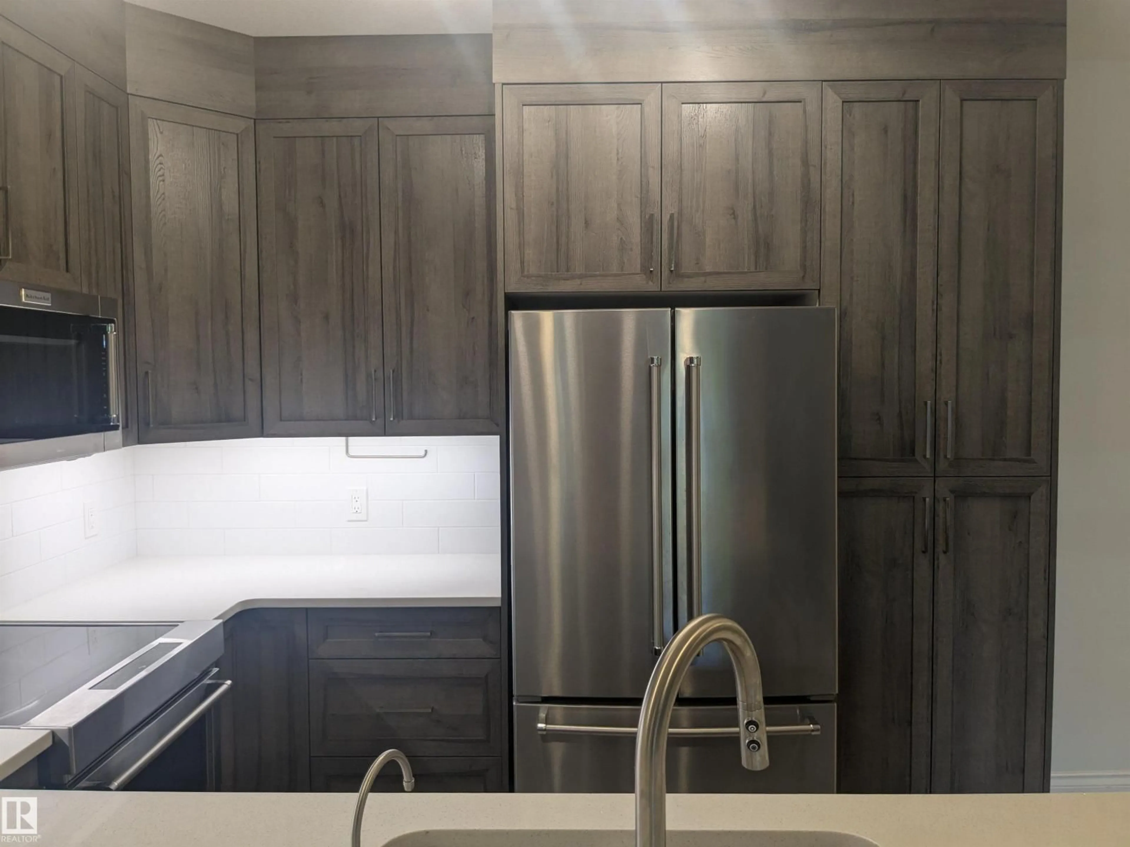 Contemporary kitchen, unknown for #118 - 2503 HANNA CR, Edmonton Alberta T6R0H1