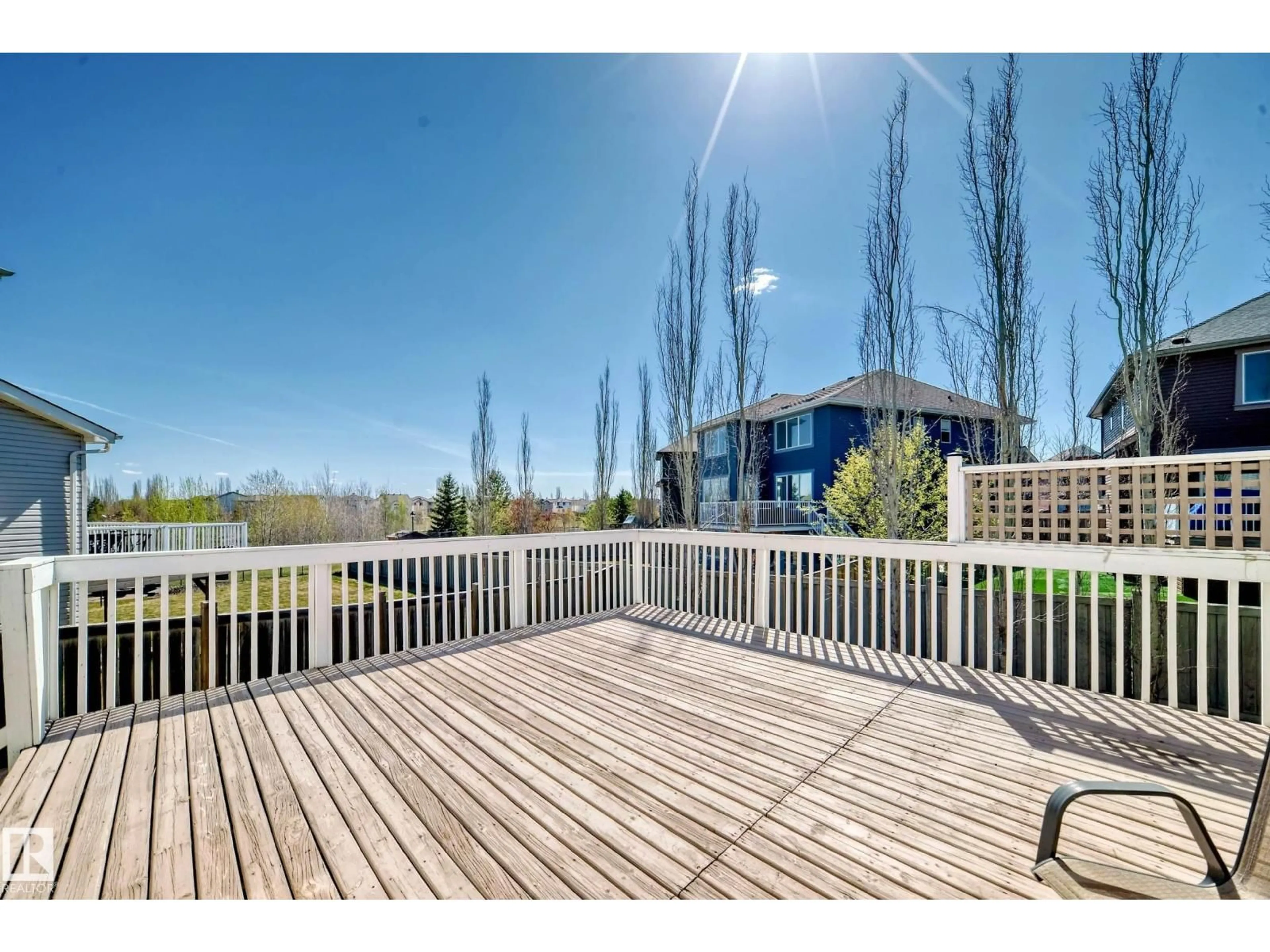 A pic from outside/outdoor area/front of a property/back of a property/a pic from drone, water/lake/river/ocean view for NW - 5505 206A ST, Edmonton Alberta T6M0B6