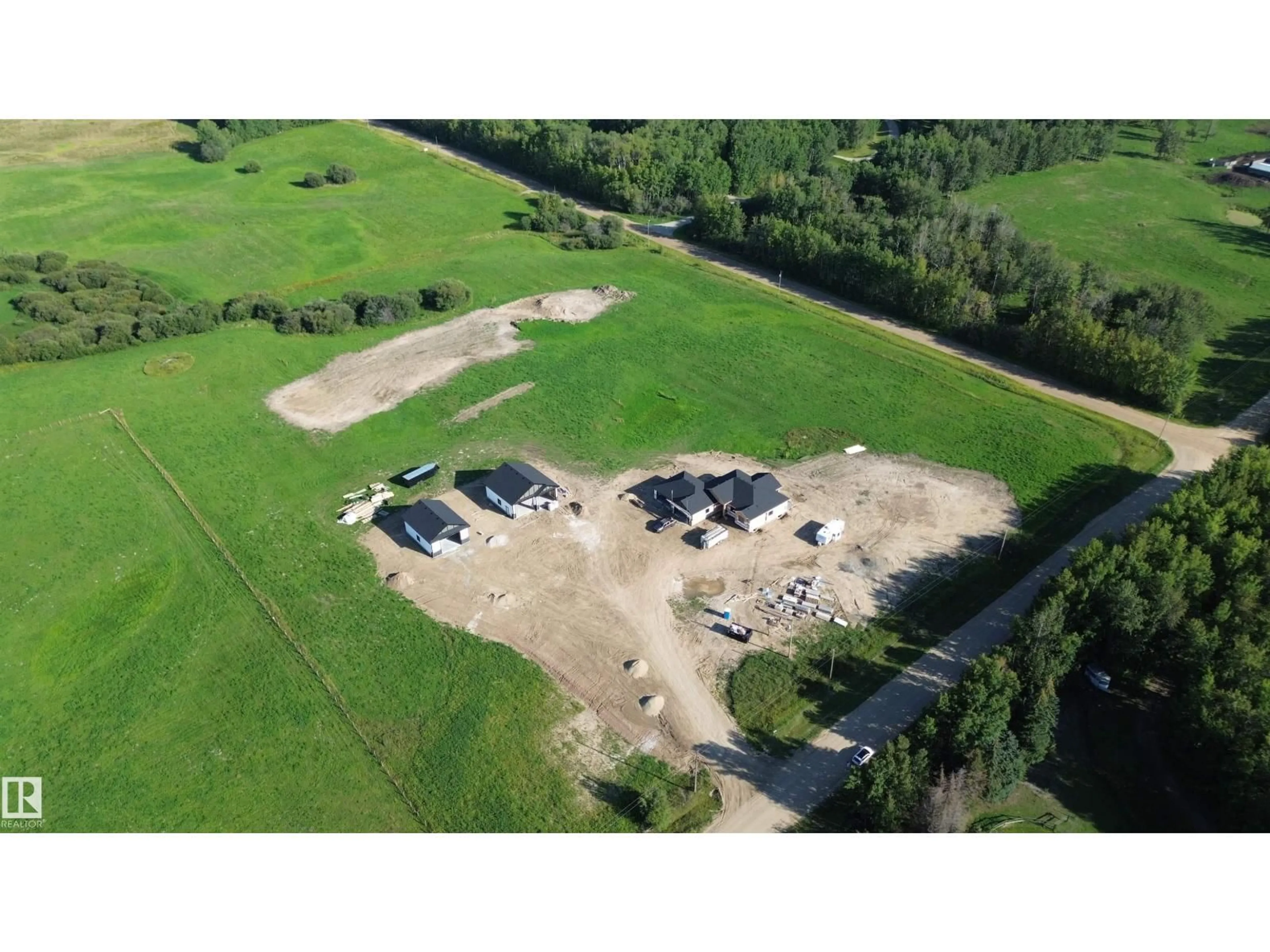 A pic from outside/outdoor area/front of a property/back of a property/a pic from drone, building for 54215 RANGE ROAD 13, Rural Lac Ste. Anne County Alberta T0E1V2