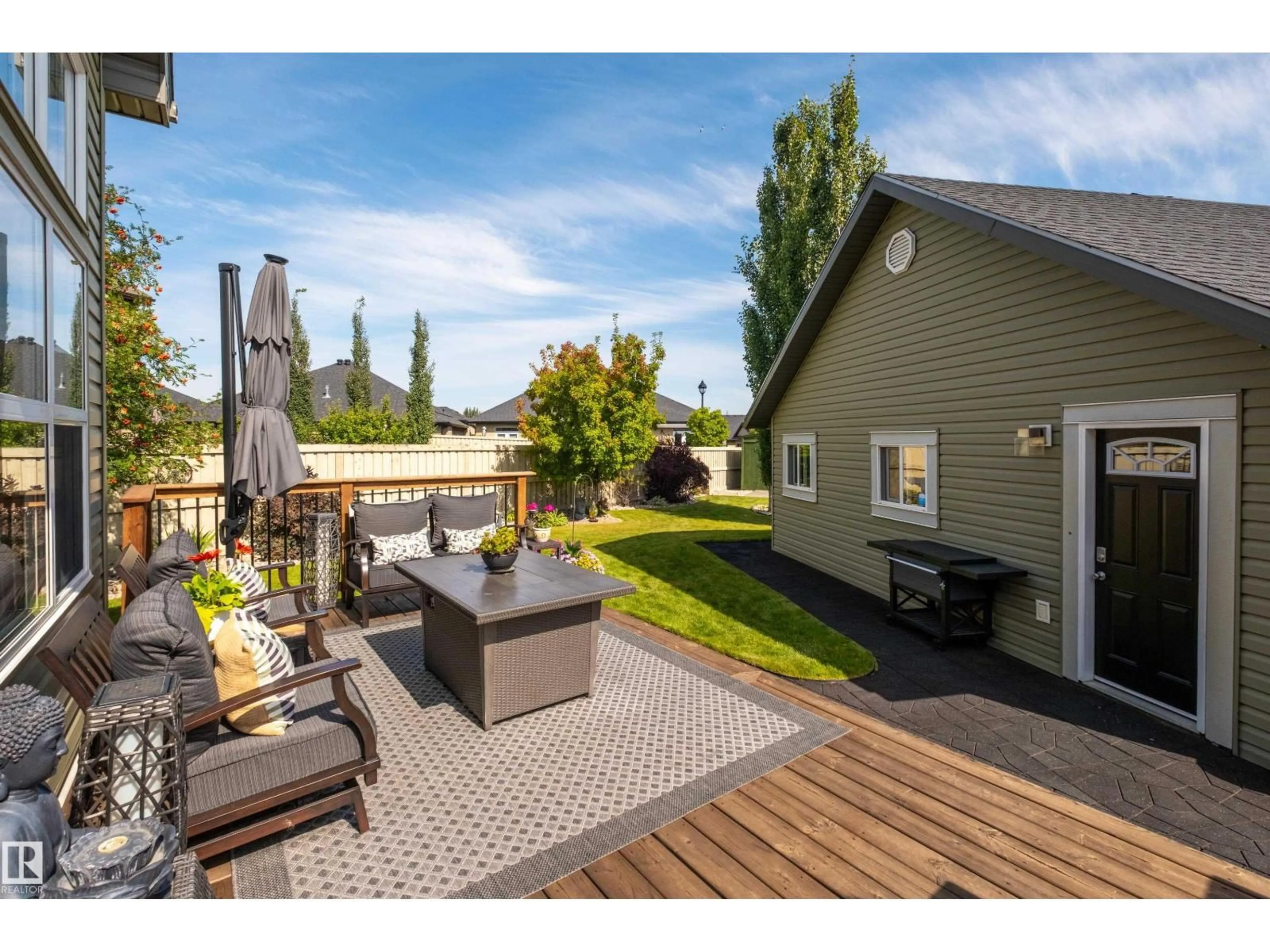 Patio, mountain view for SW - 3053 ARTHURS CR, Edmonton Alberta T6W2H8
