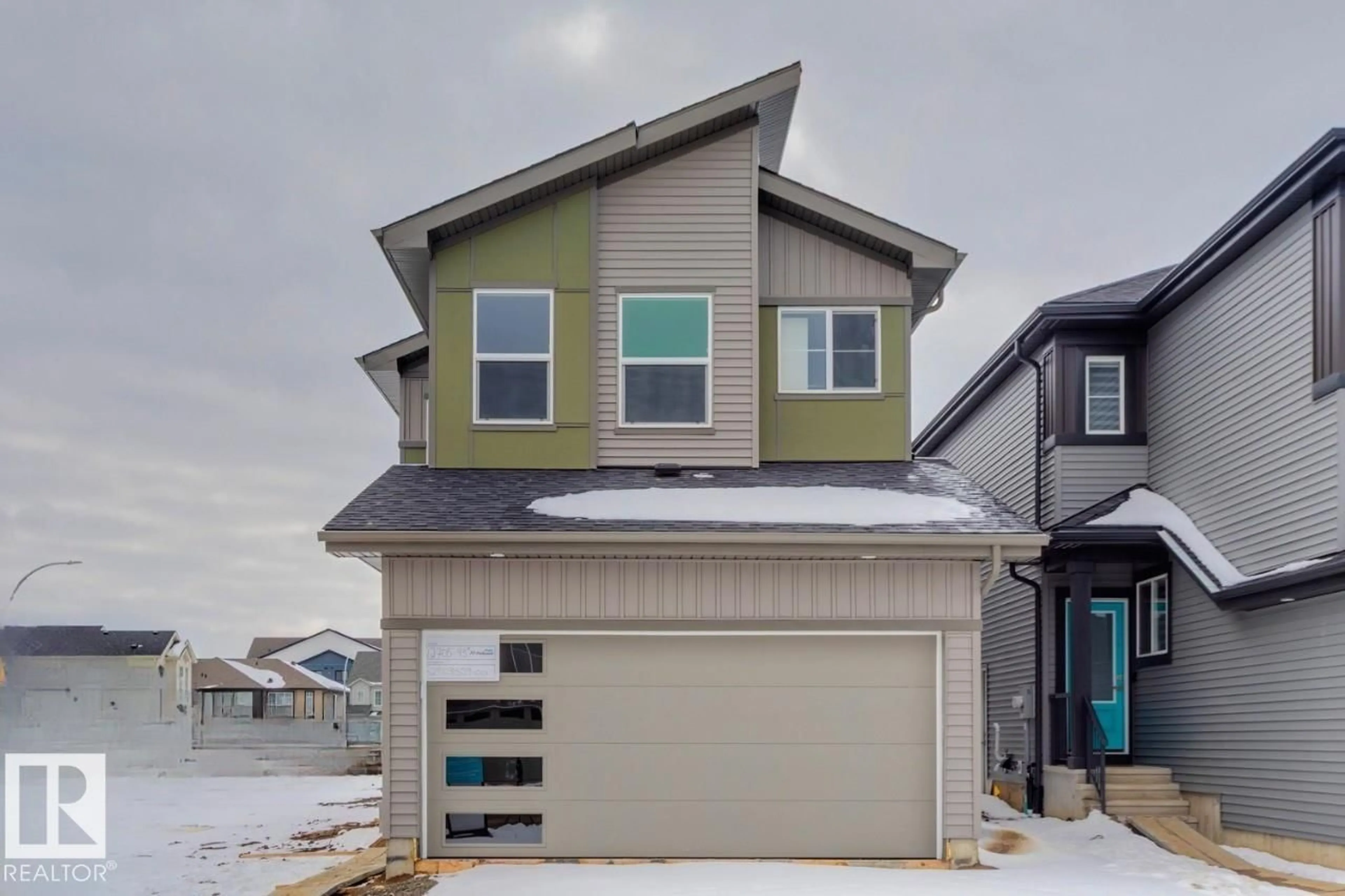 Home with vinyl exterior material, street for 22705 93A AV, Edmonton Alberta T5T7V7