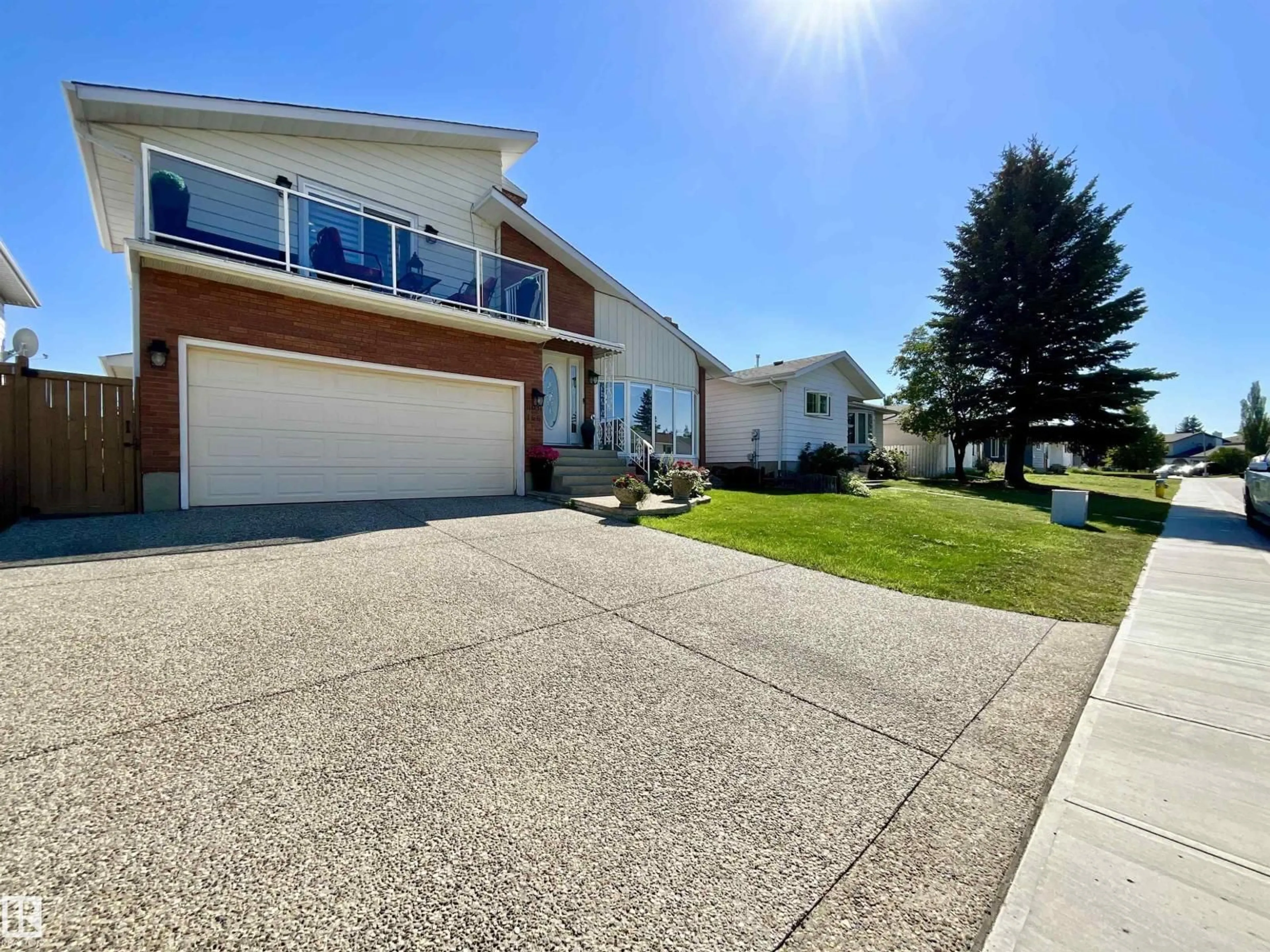A pic from outside/outdoor area/front of a property/back of a property/a pic from drone, street for 11031 166 AV, Edmonton Alberta T5X1Y2