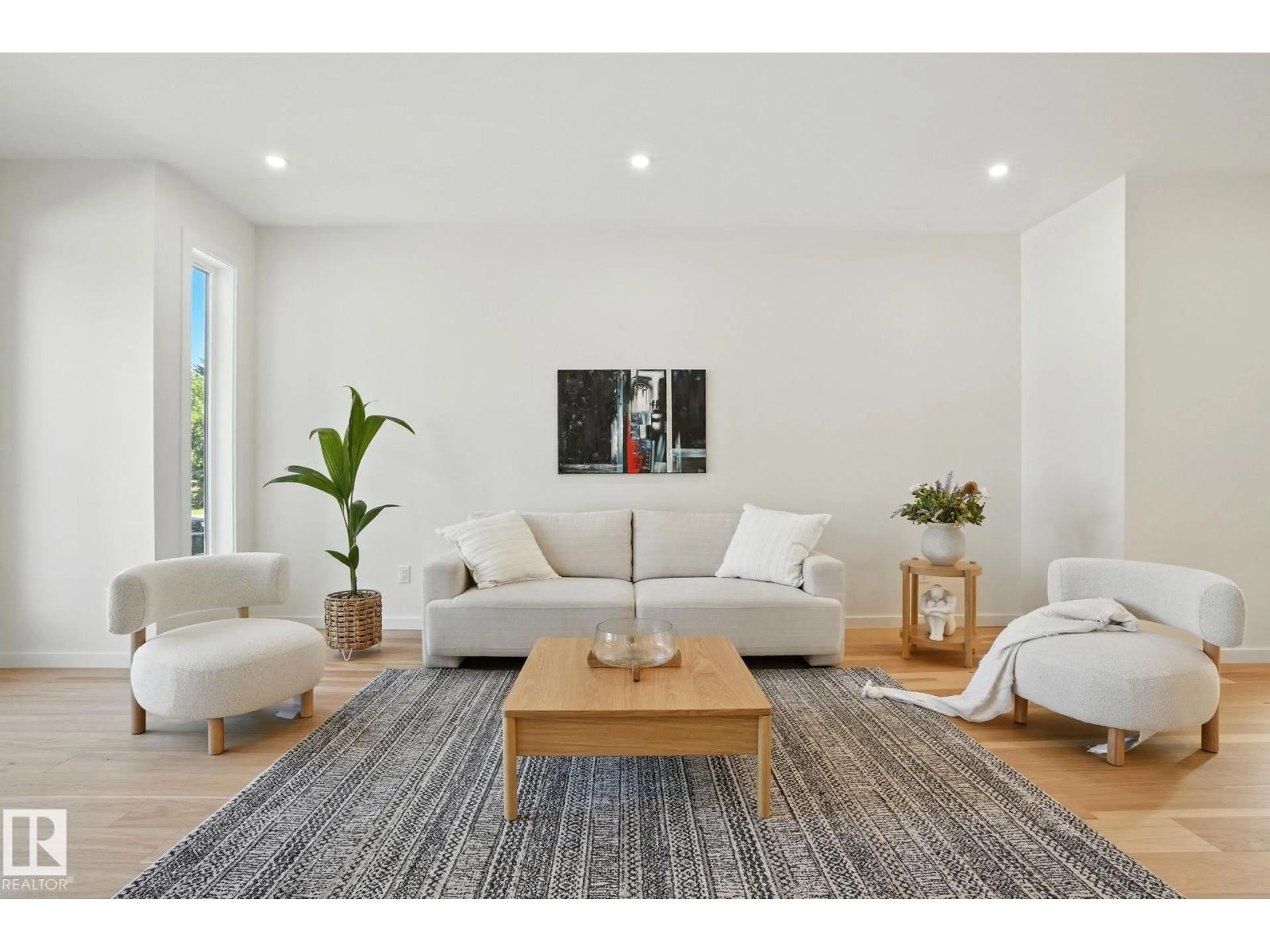 Living room with furniture, unknown for 13809 BUENA VISTA RD, Edmonton Alberta T5R5R9