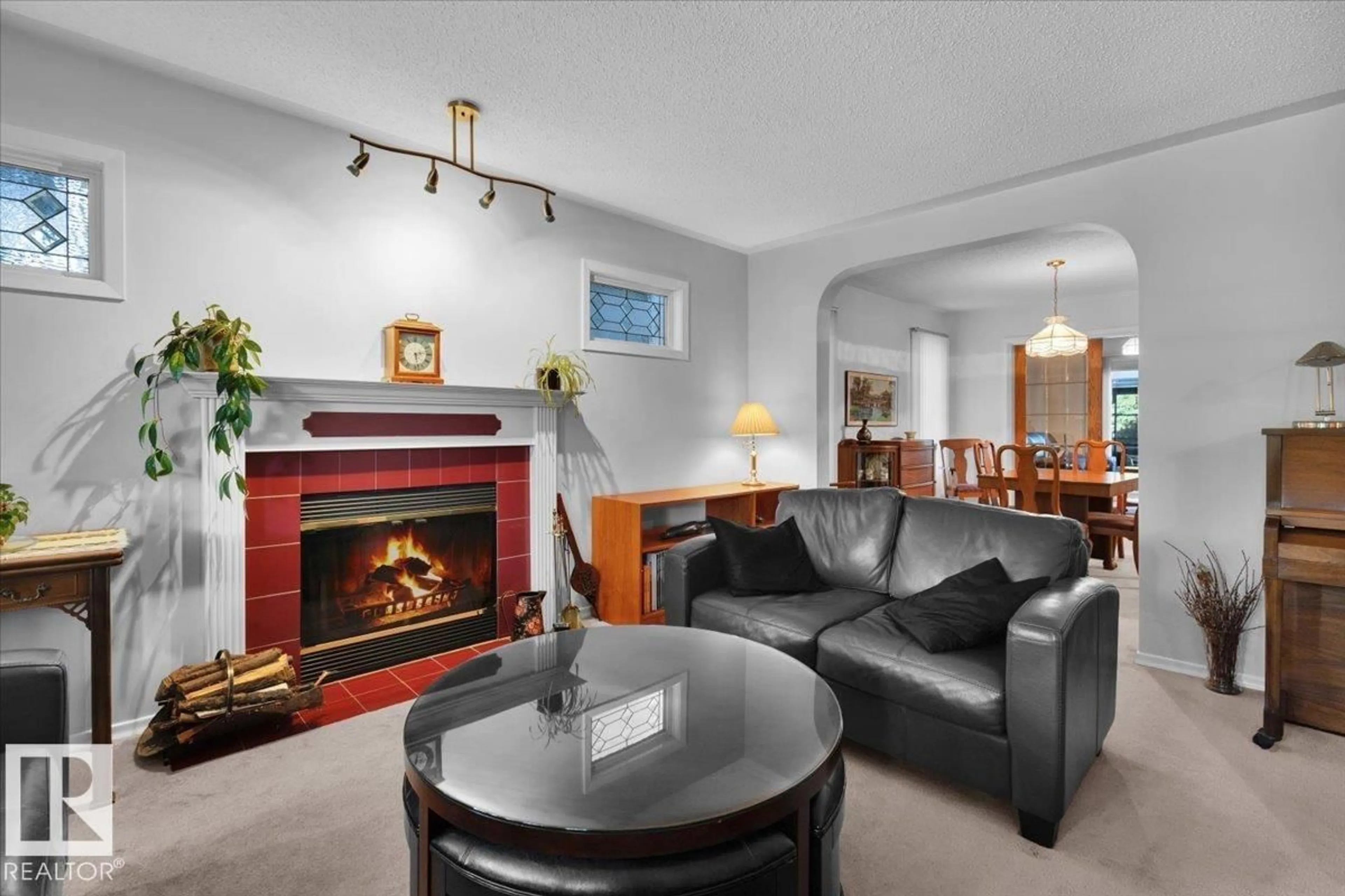 Living room with furniture, unknown for 11022 85 AV, Edmonton Alberta T6G0W6