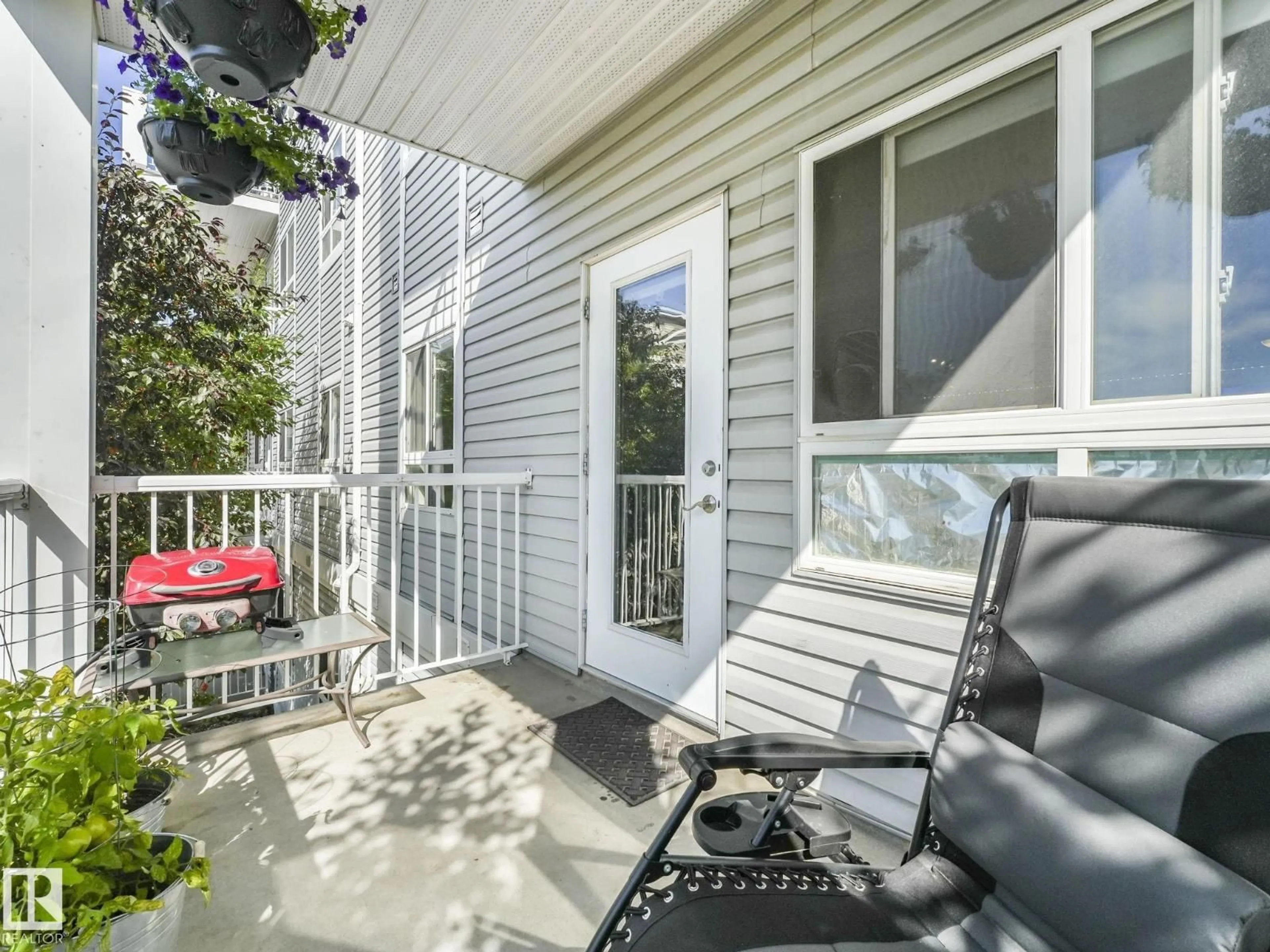 Patio, street for #204 - 5340 199 ST, Edmonton Alberta T6M0A5