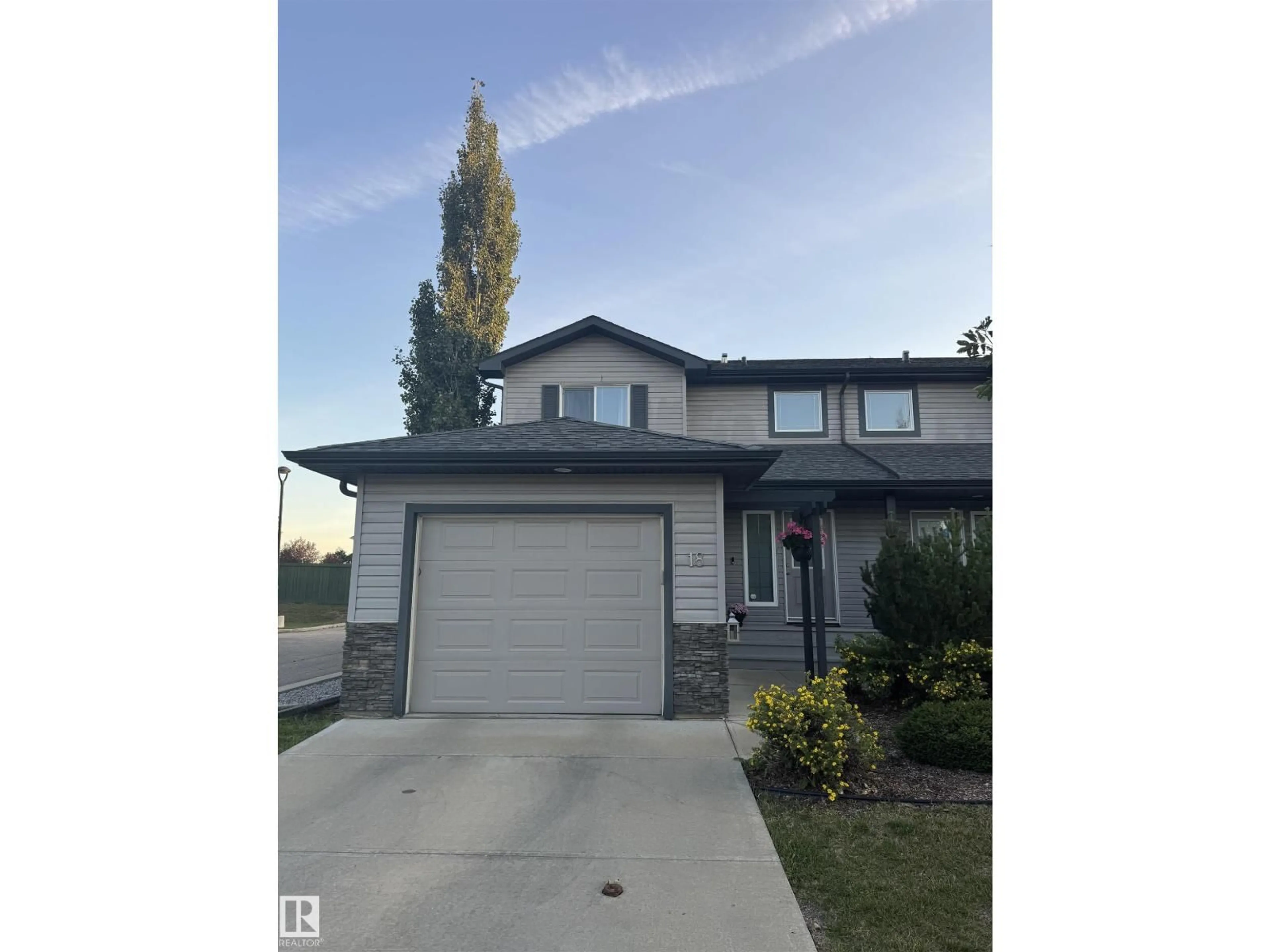 Home with vinyl exterior material, street for 13838 - 18 166 AV, Edmonton Alberta T6V0K3