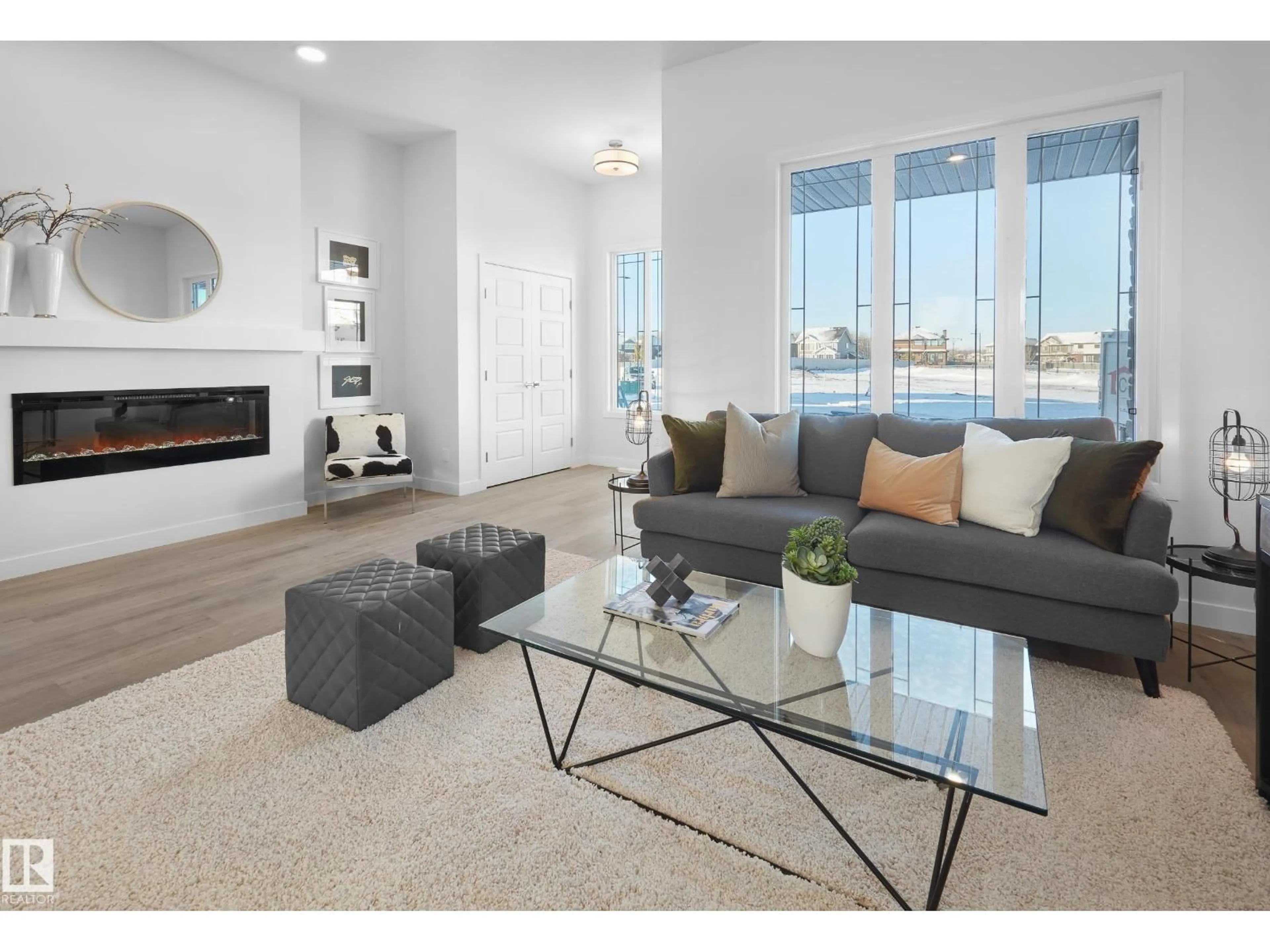 Living room with furniture, unknown for SW - 2961 COUGHLAN GREEN GR, Edmonton Alberta T6W3X6