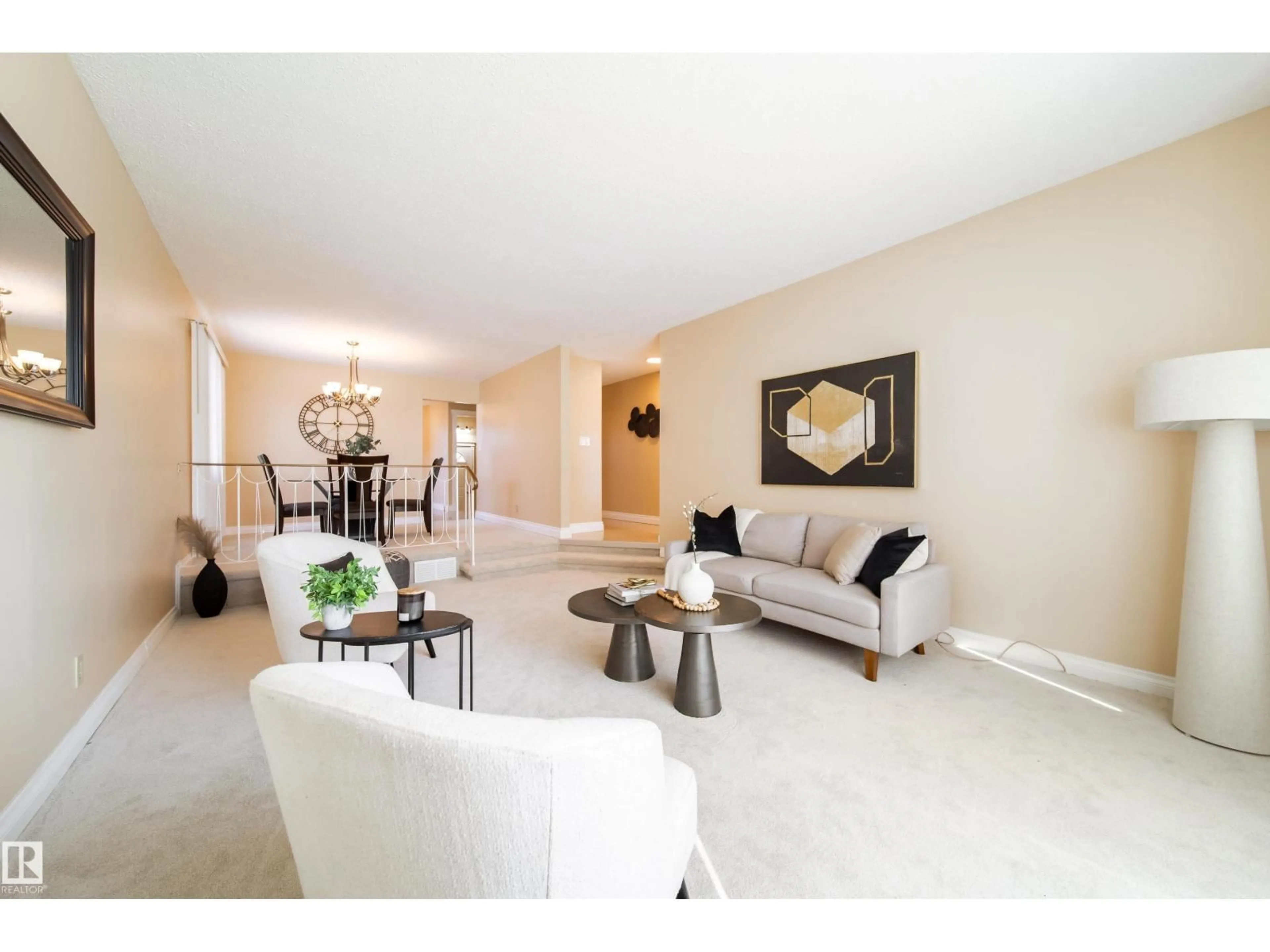 Living room with furniture, ceramic/tile floor for 7808 22 AV, Edmonton Alberta T6K2E3