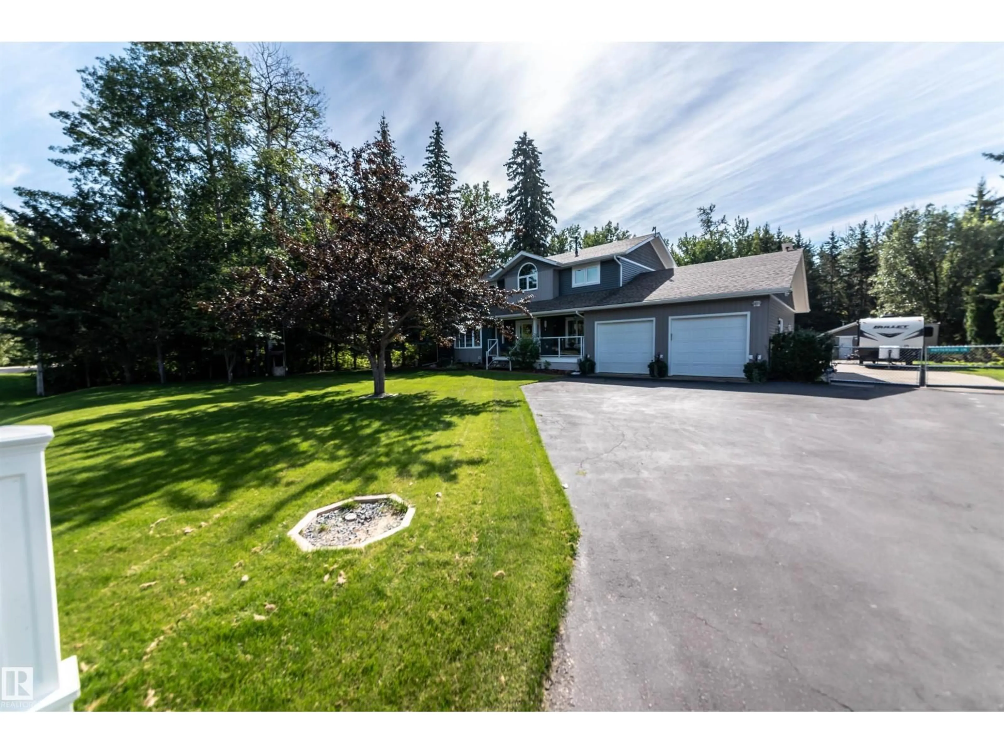 A pic from outside/outdoor area/front of a property/back of a property/a pic from drone, street for 4811 49A AV, Rural Lac Ste. Anne County Alberta T0E0E0