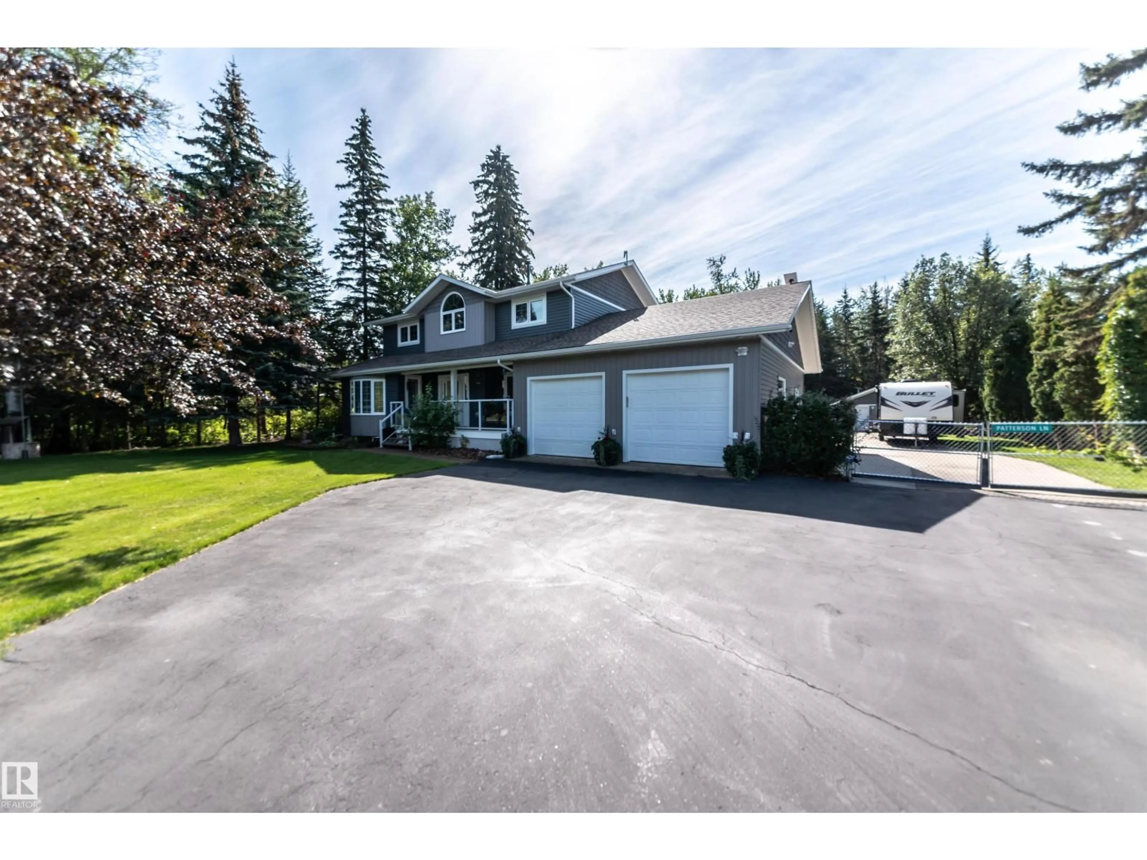 A pic from outside/outdoor area/front of a property/back of a property/a pic from drone, street for 4811 49A AV, Rural Lac Ste. Anne County Alberta T0E0E0