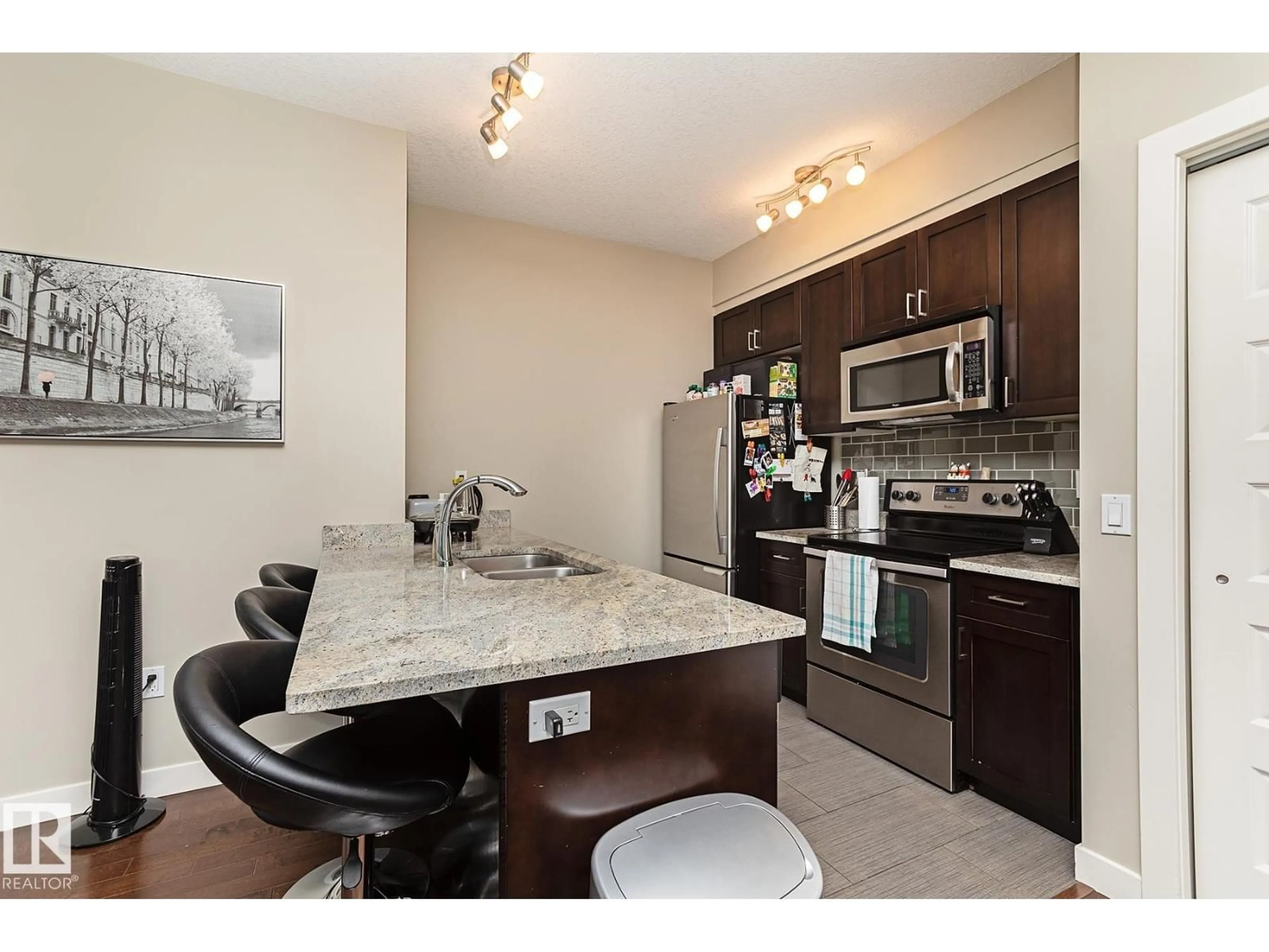 Standard kitchen, unknown for #209 - 1238 WINDERMERE WY, Edmonton Alberta T6W2J3
