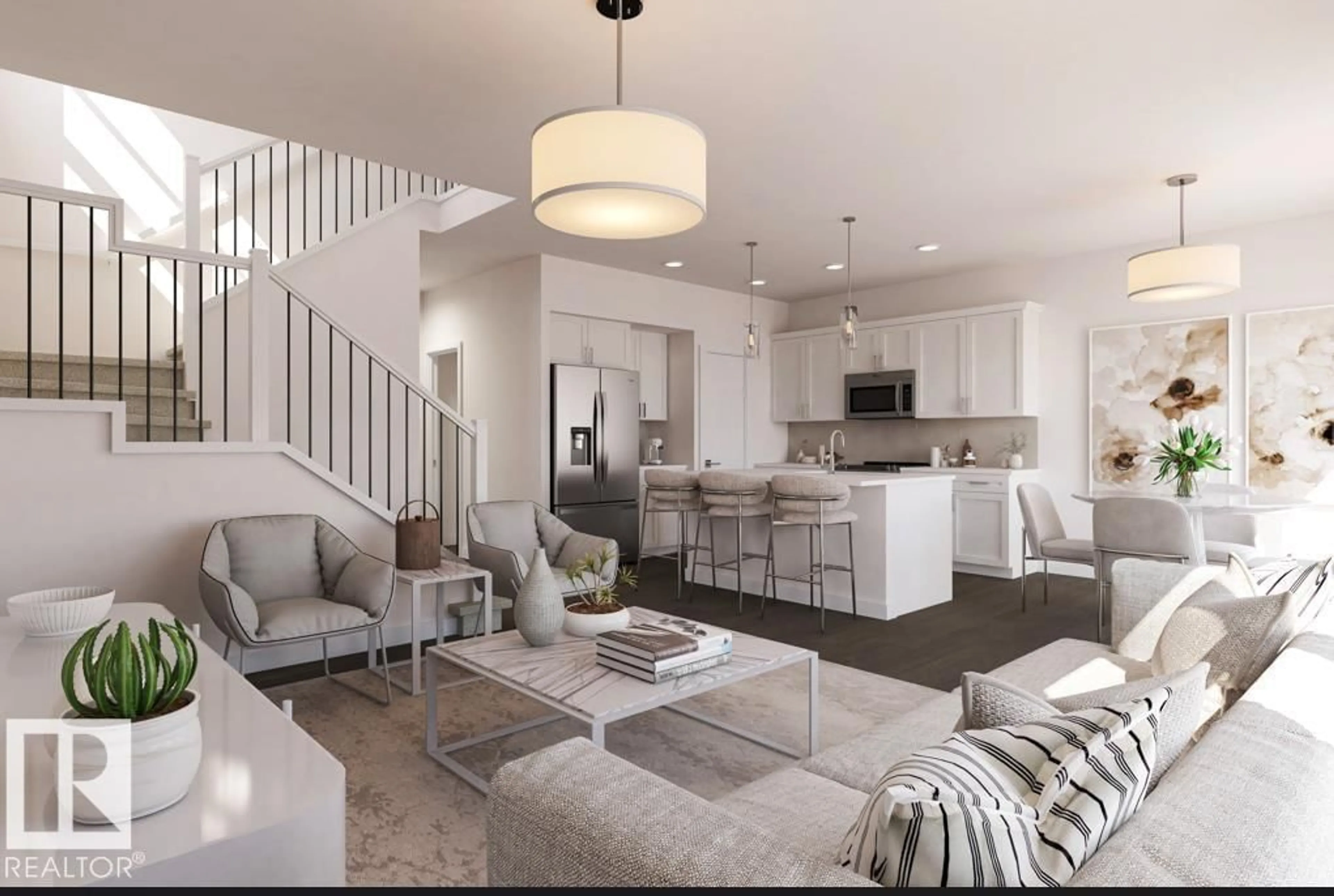 Open concept kitchen, unknown for NW - 8128 230 ST, Edmonton Alberta T5T7Y1