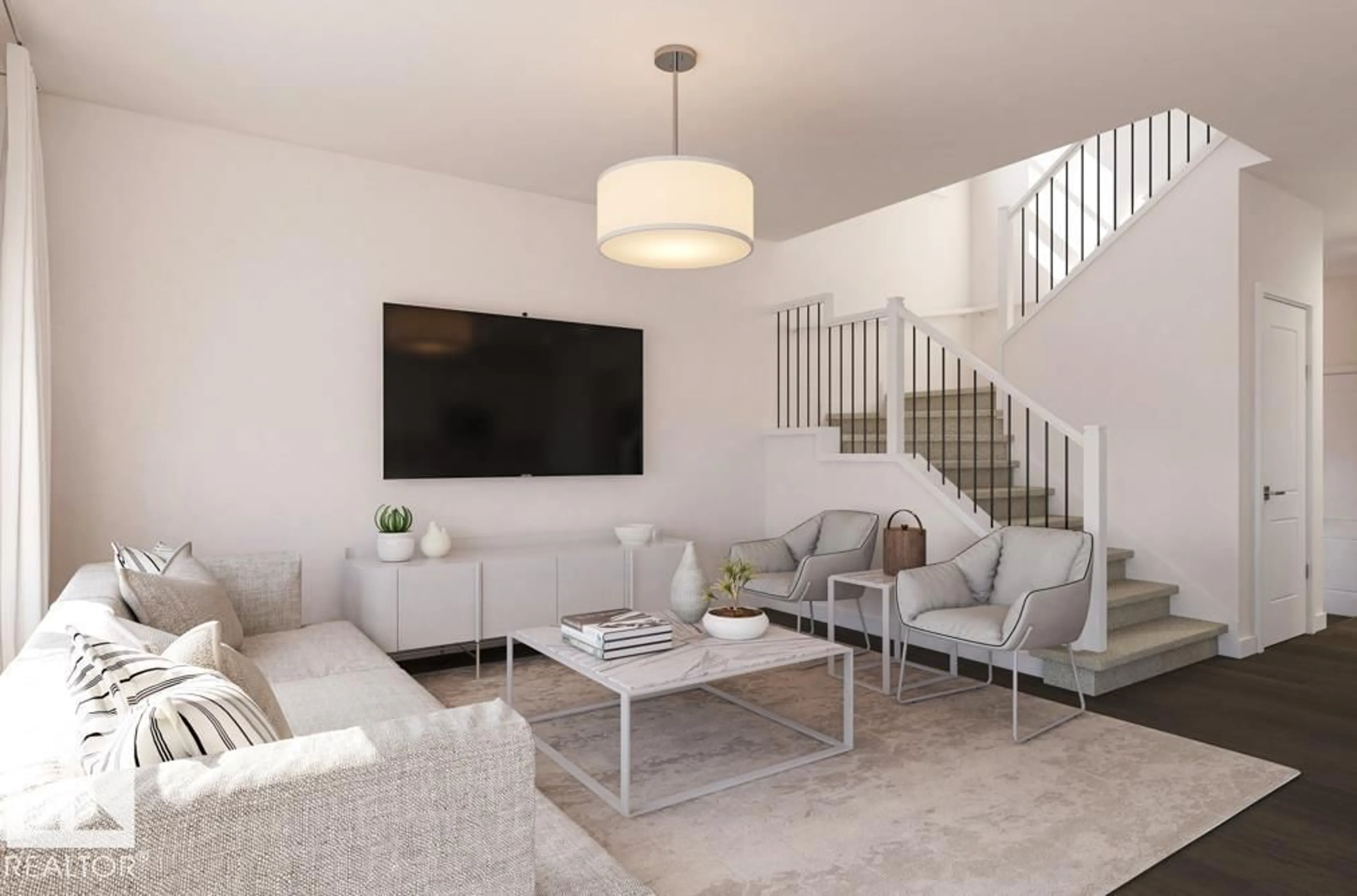 Living room with furniture, unknown for NW - 8128 230 ST, Edmonton Alberta T5T7Y1