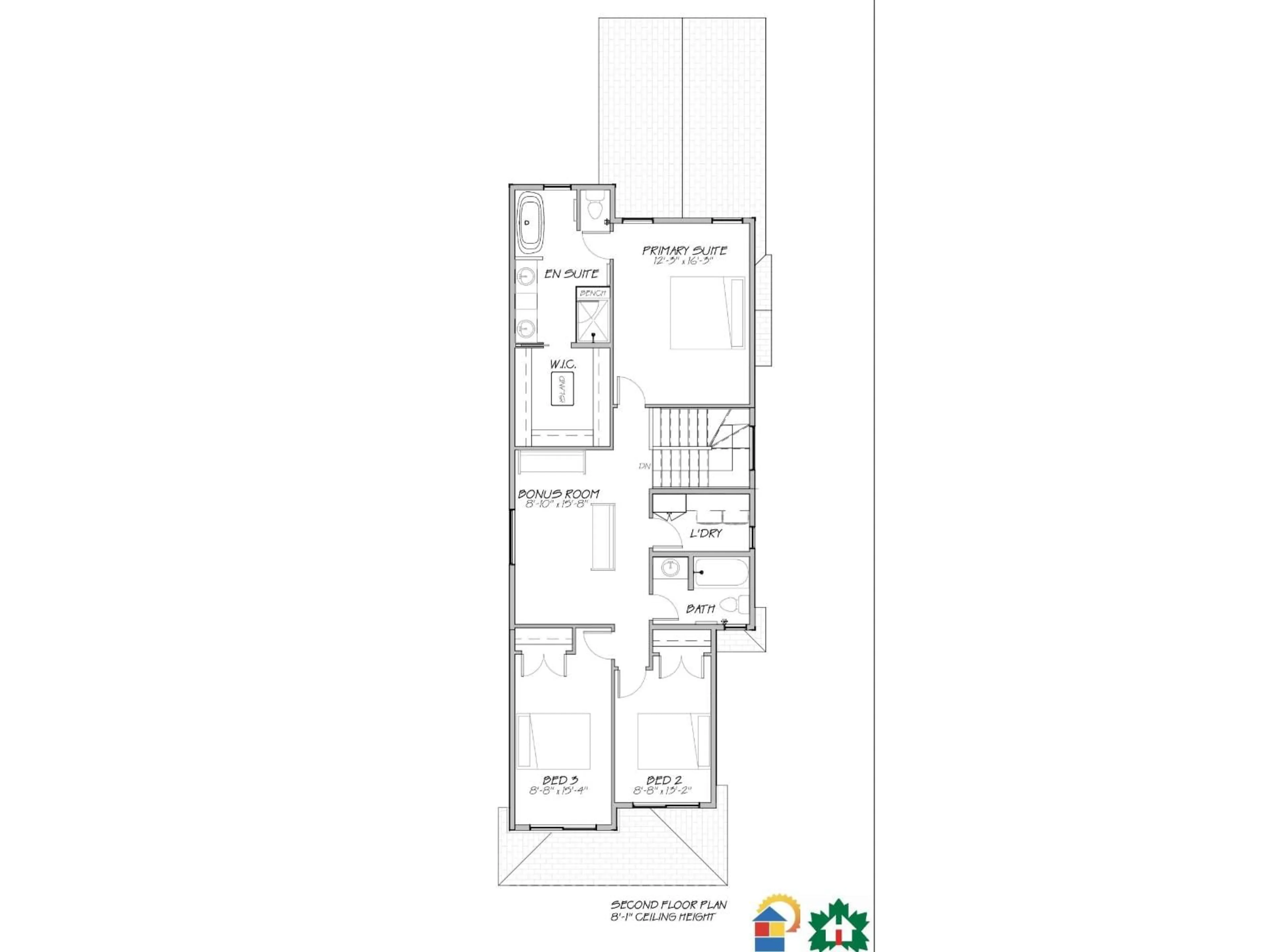 Floor plan for 14 GABLE COMMON, Spruce Grove Alberta T7X2W2