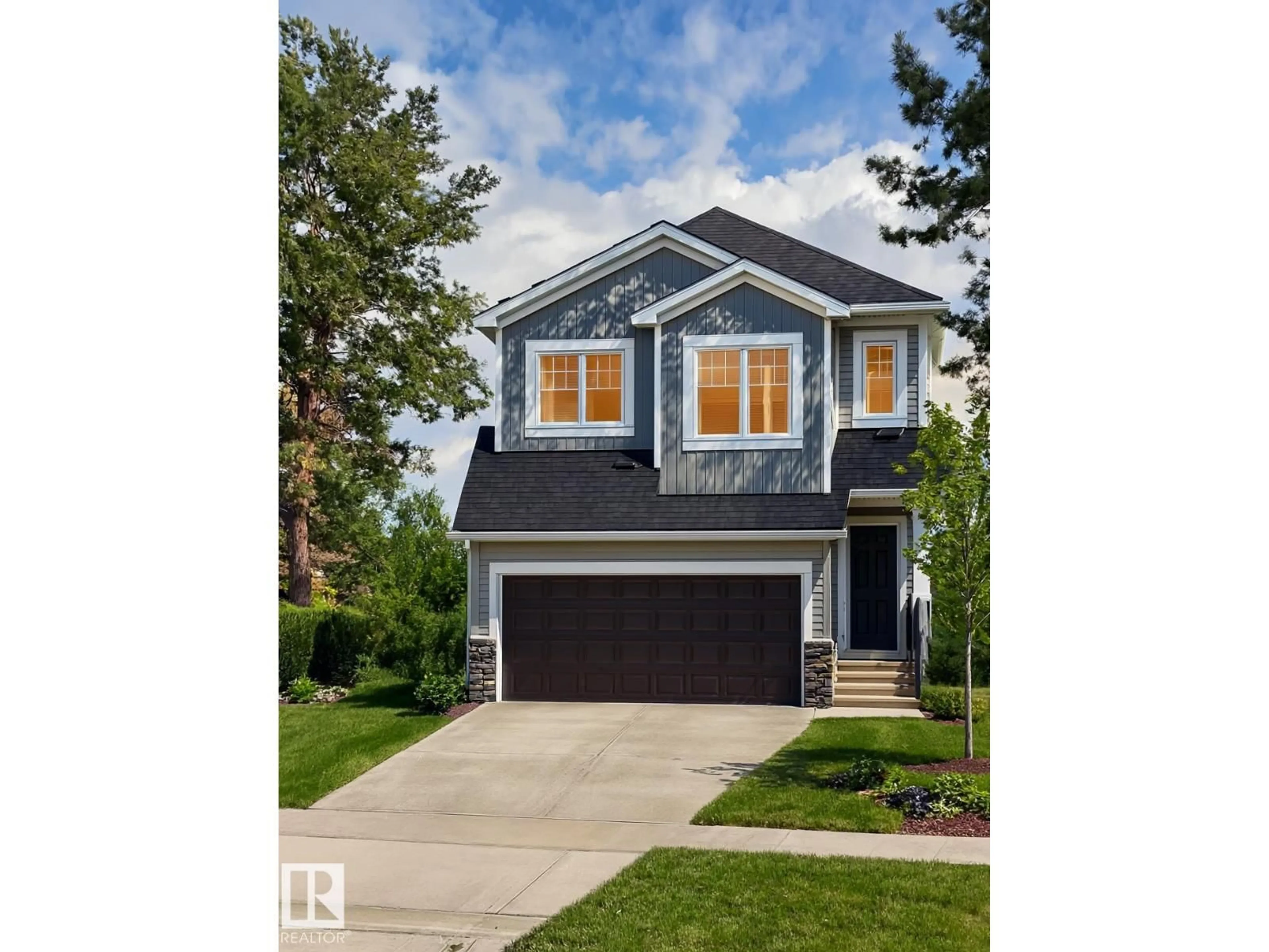 Home with vinyl exterior material, street for 4217 66 ST, Beaumont Alberta T4X3E7