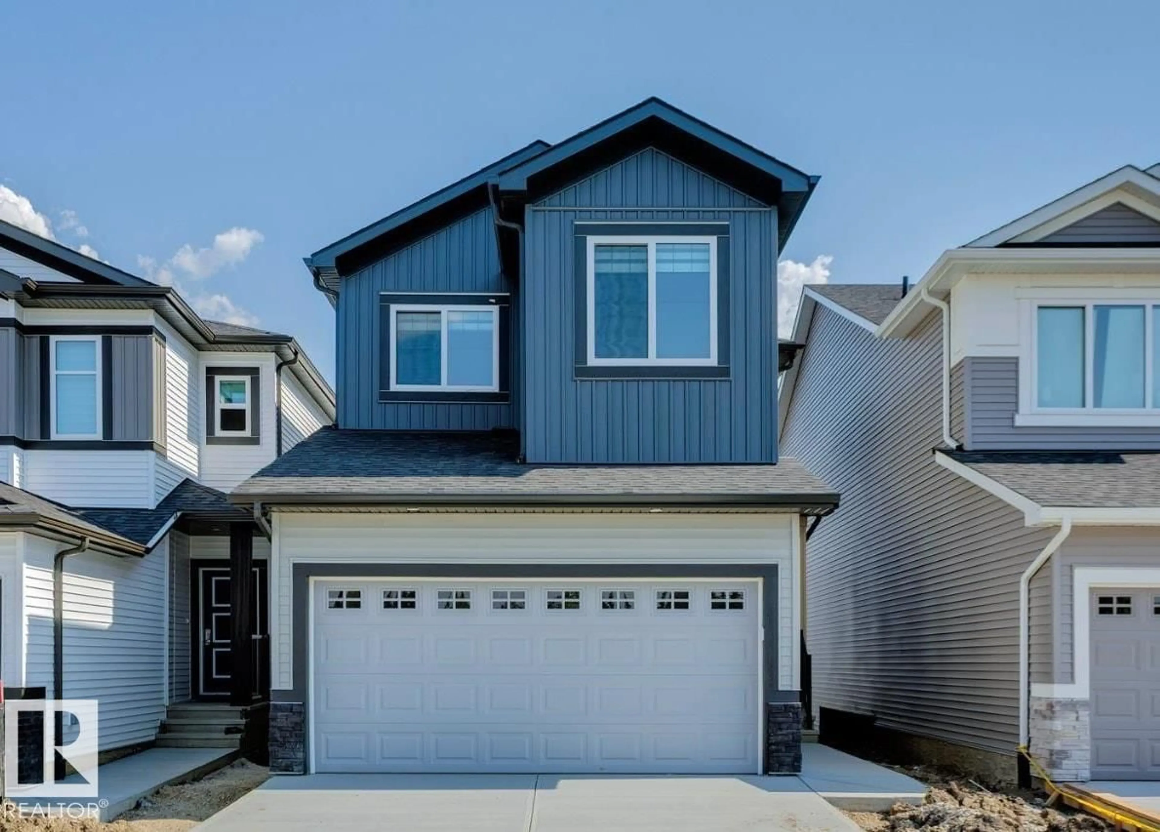 Home with vinyl exterior material, street for 4217 66 ST, Beaumont Alberta T4X3E7