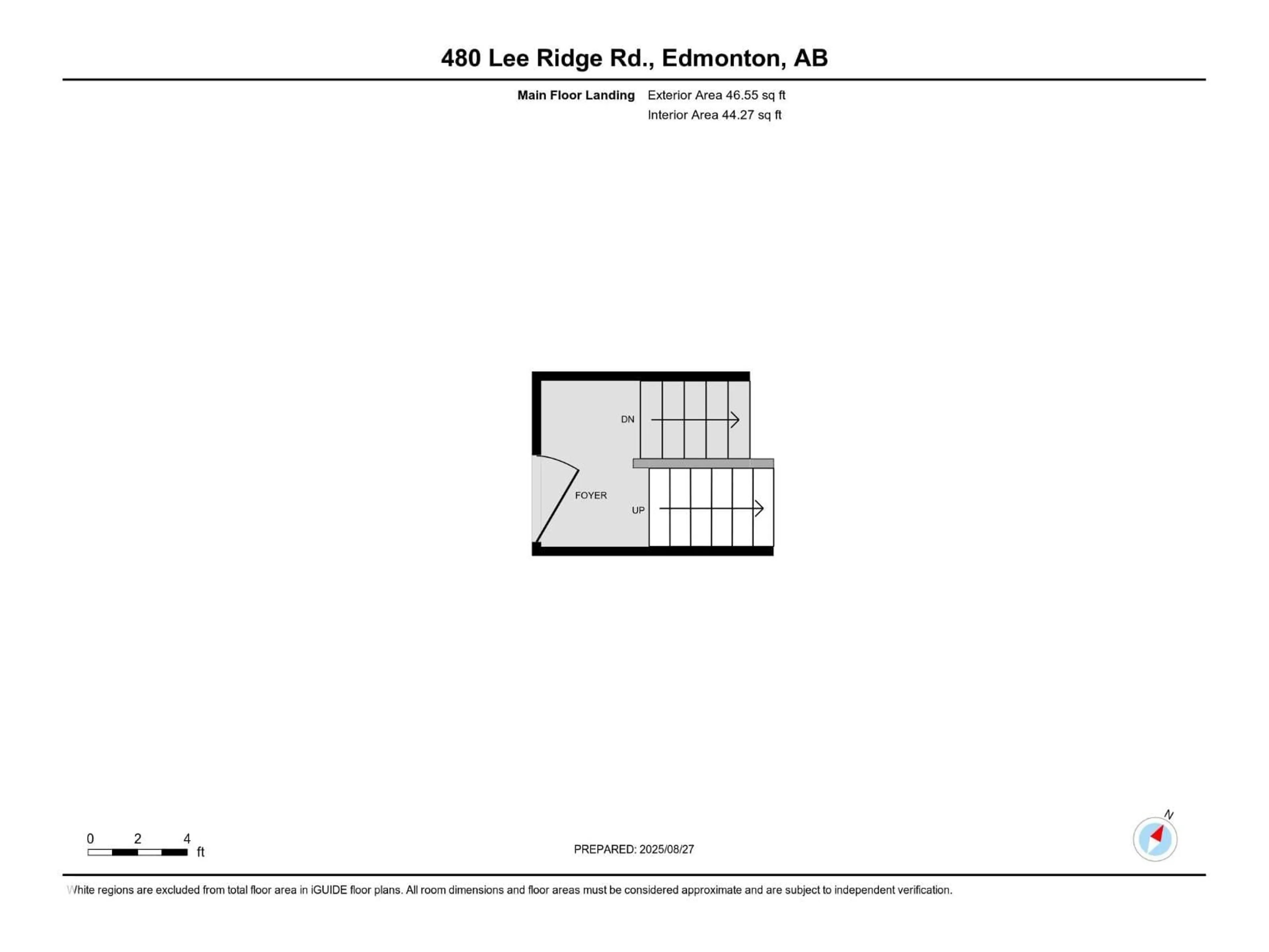 Floor plan for 480 LEE RIDGE RD, Edmonton Alberta T6K2K3