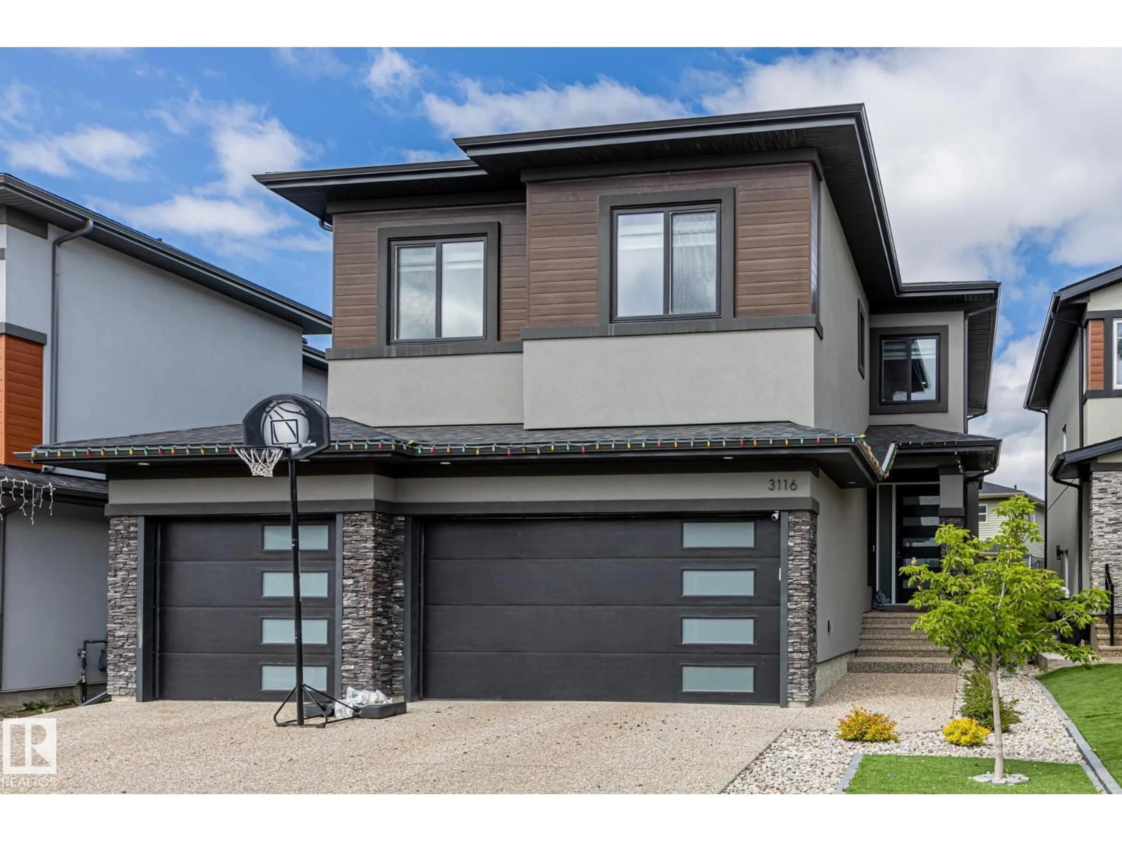 Home with brick exterior material, street for SW - 3116 KOSTASH GREEN GR, Edmonton Alberta T6W4K3