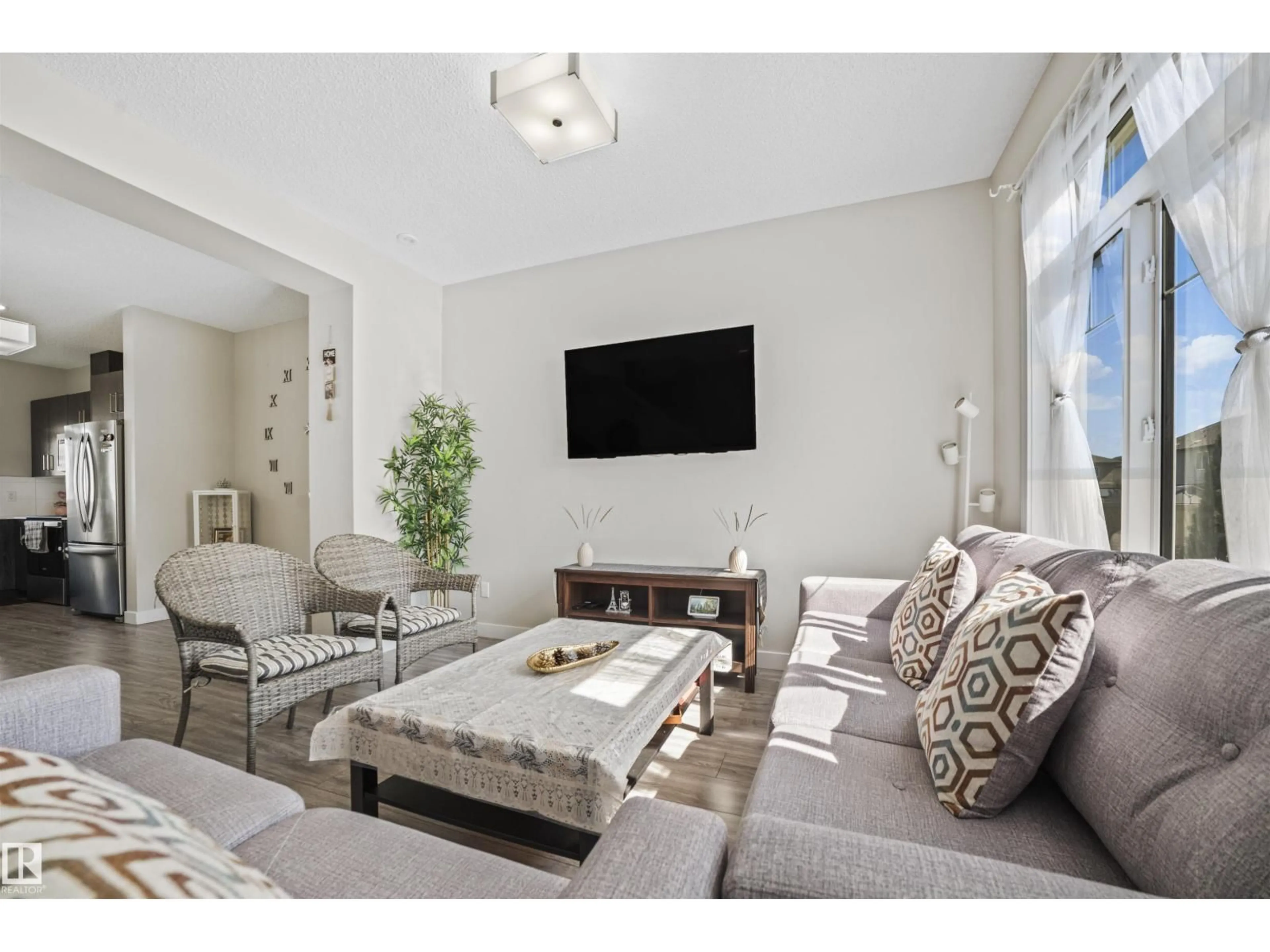 Living room with furniture, unknown for #18 - 2215 24 ST, Edmonton Alberta T6T1A6