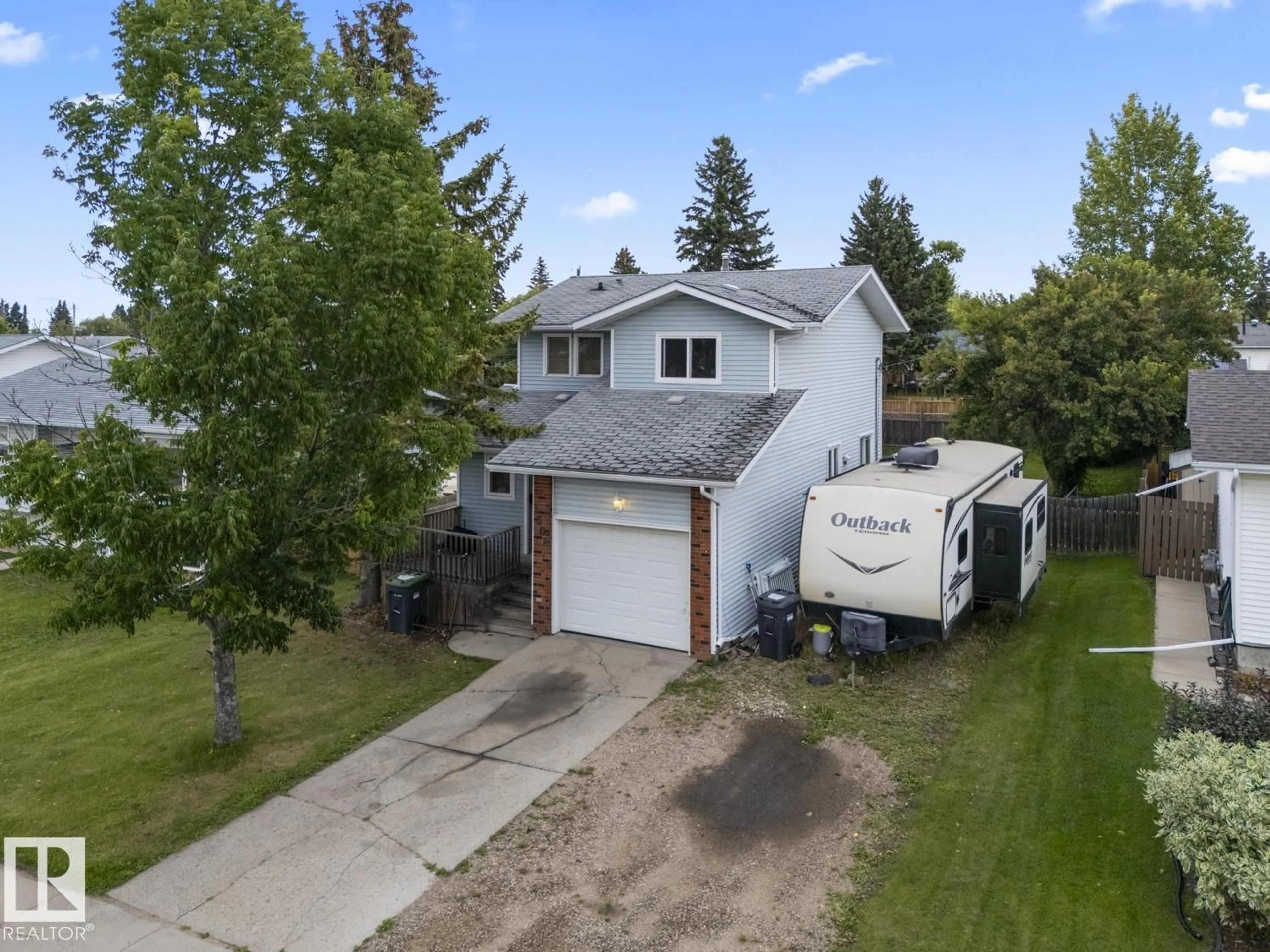 A pic from outside/outdoor area/front of a property/back of a property/a pic from drone, street for 1308 11 STREET ST, Cold Lake Alberta T9M1J5