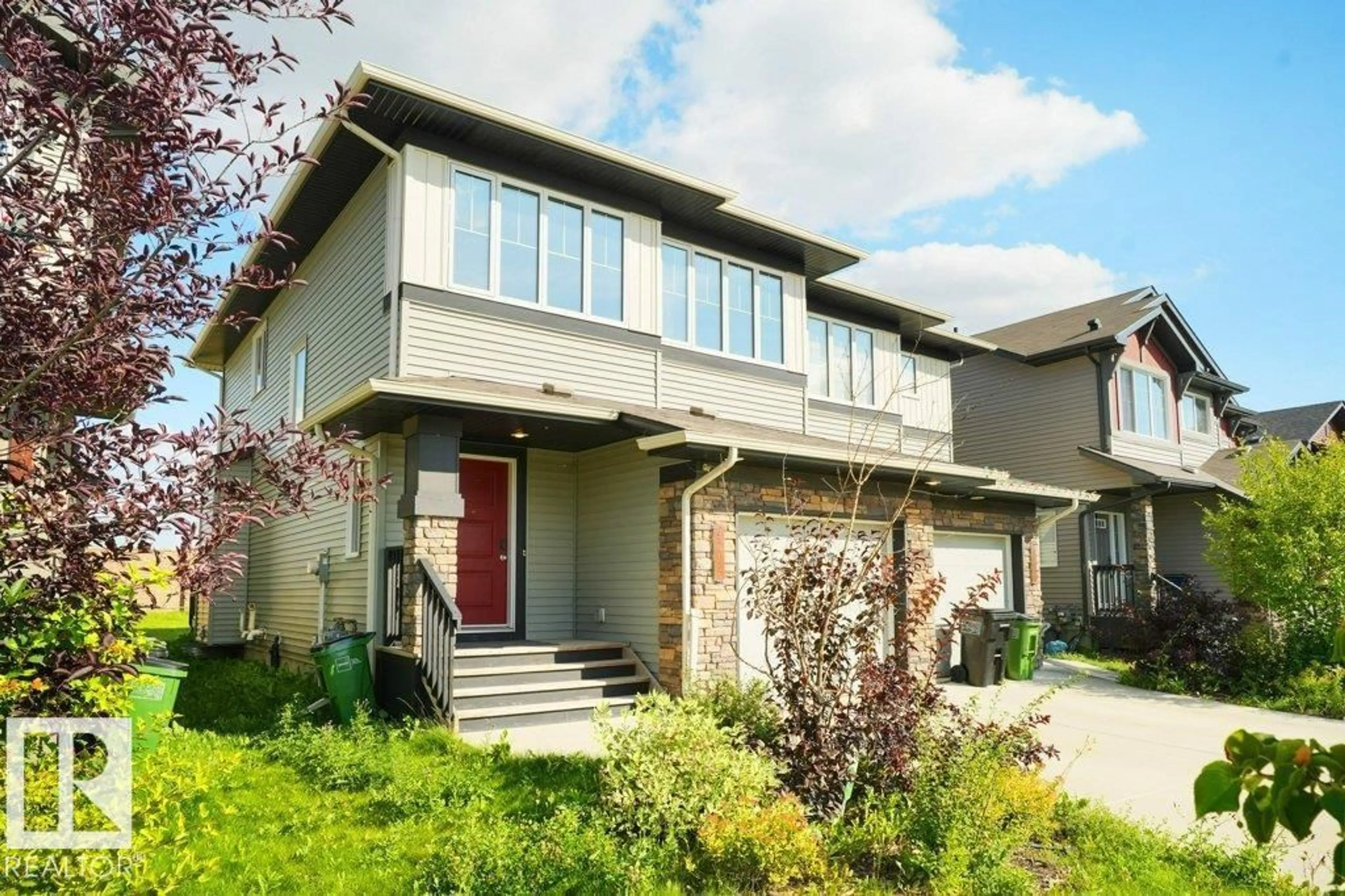 Home with vinyl exterior material, street for 2302 CASEY CR, Edmonton Alberta T6W3M8