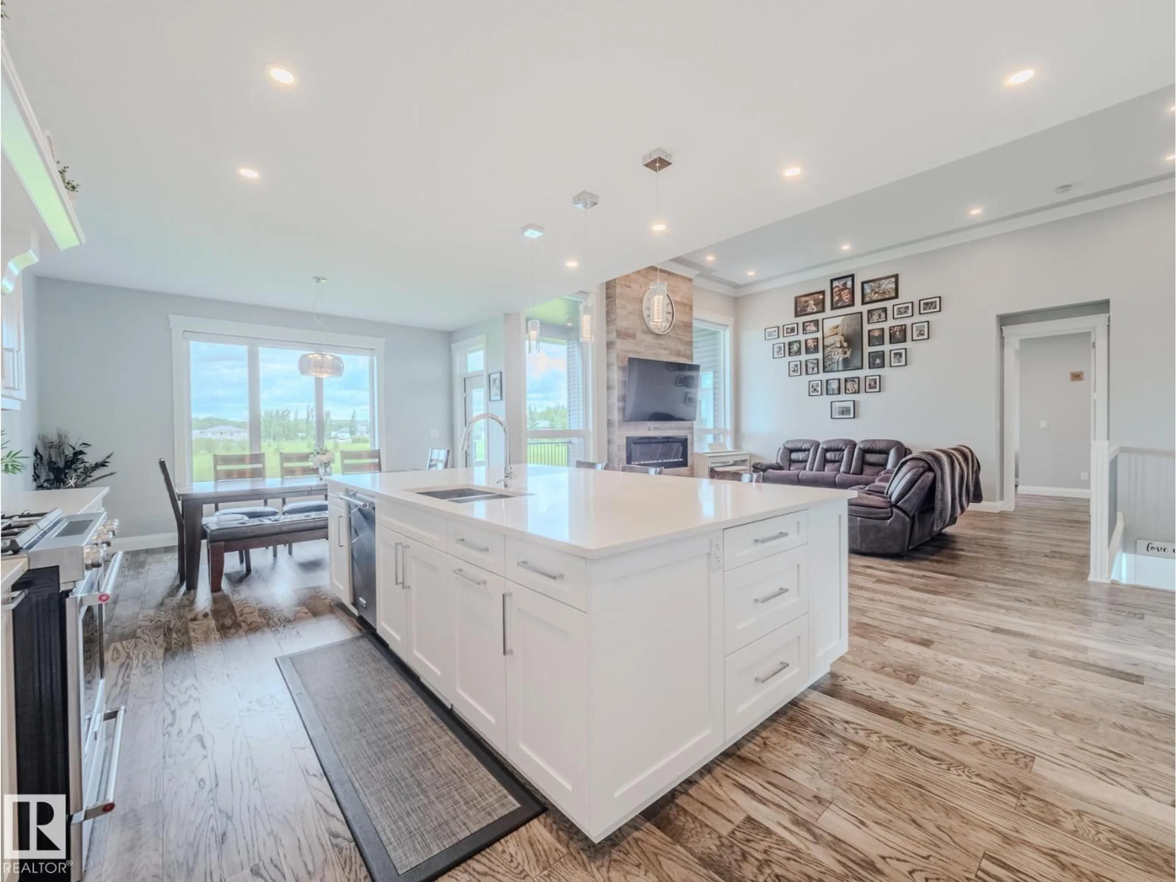 Open concept kitchen, unknown for 110 - 21539 TWP ROAD 503 NE, Rural Leduc County Alberta T0B3M2