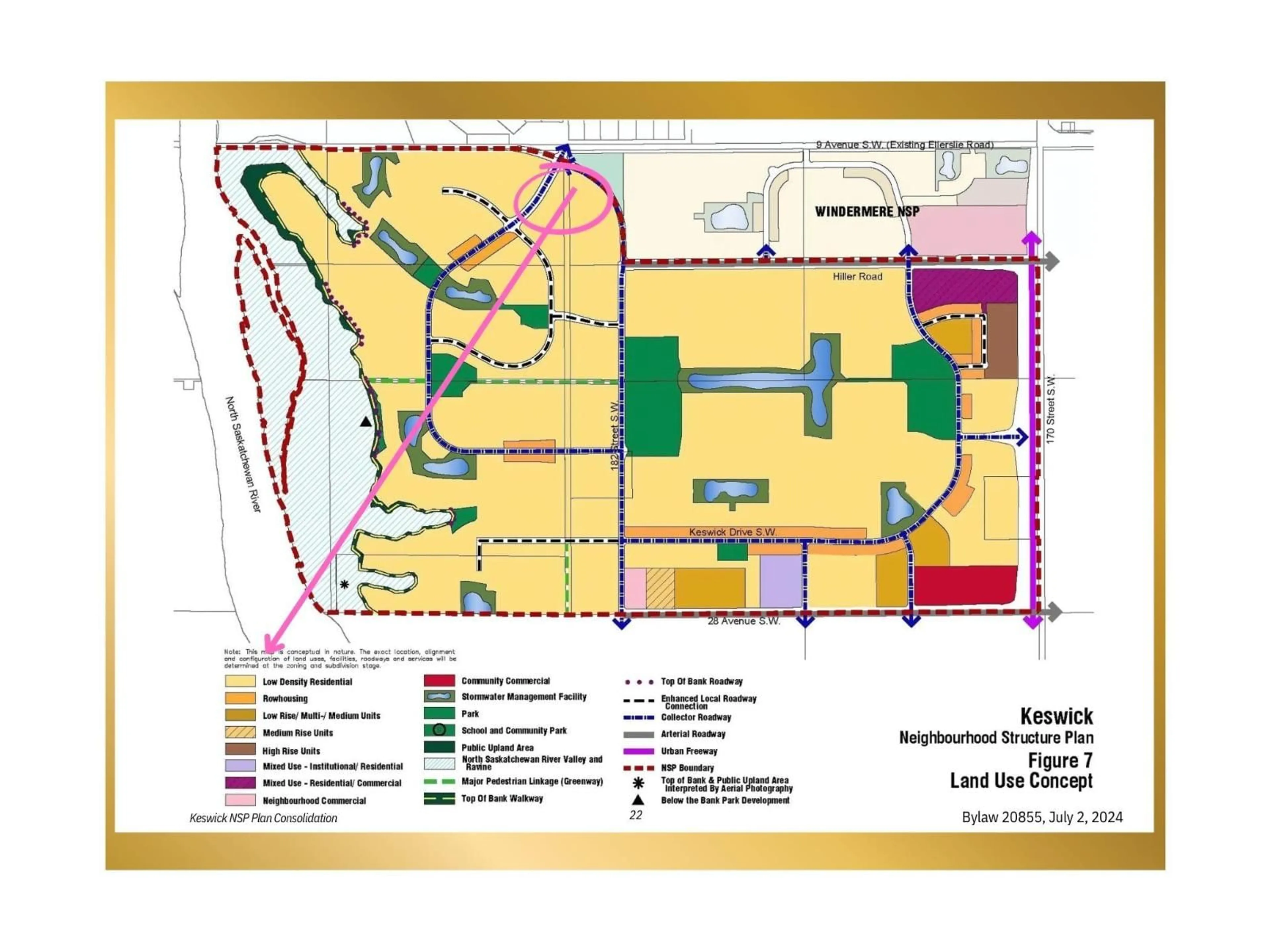 Floor plan for 3009 KESWICK WY, Edmonton Alberta T6W2P7