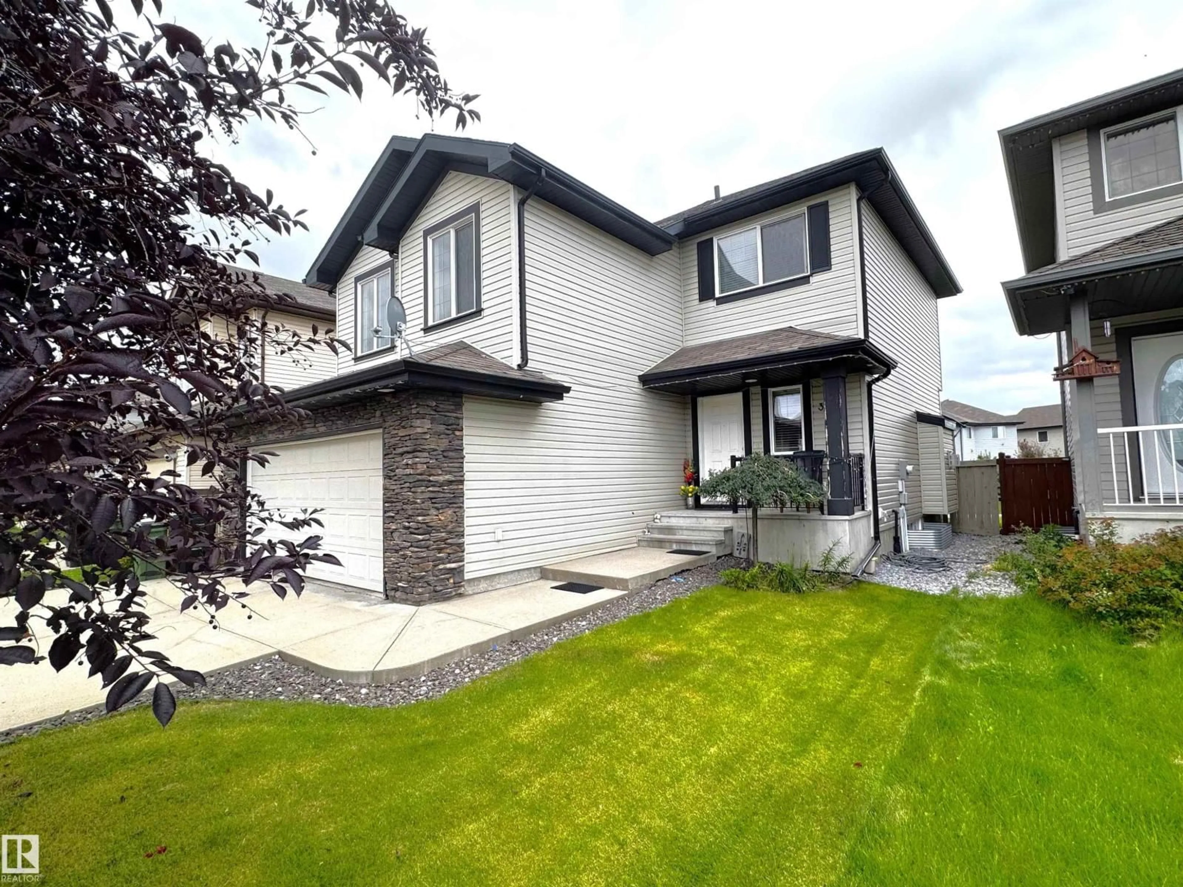 Home with brick exterior material, street for 3756 13 ST, Edmonton Alberta T6T0E5