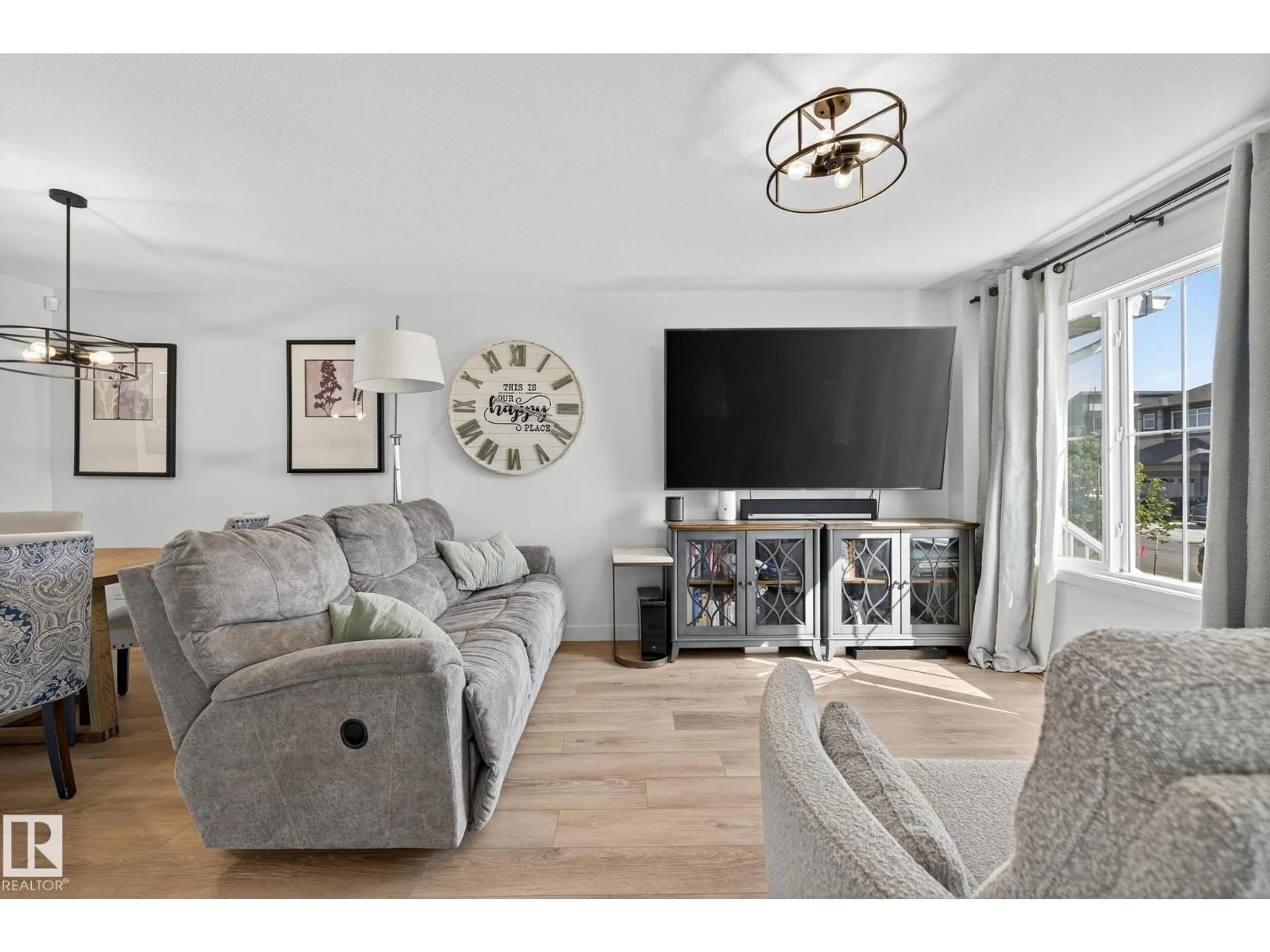 Living room with furniture, unknown for 8 ELLIOTT WD, Fort Saskatchewan Alberta T8L0Z4