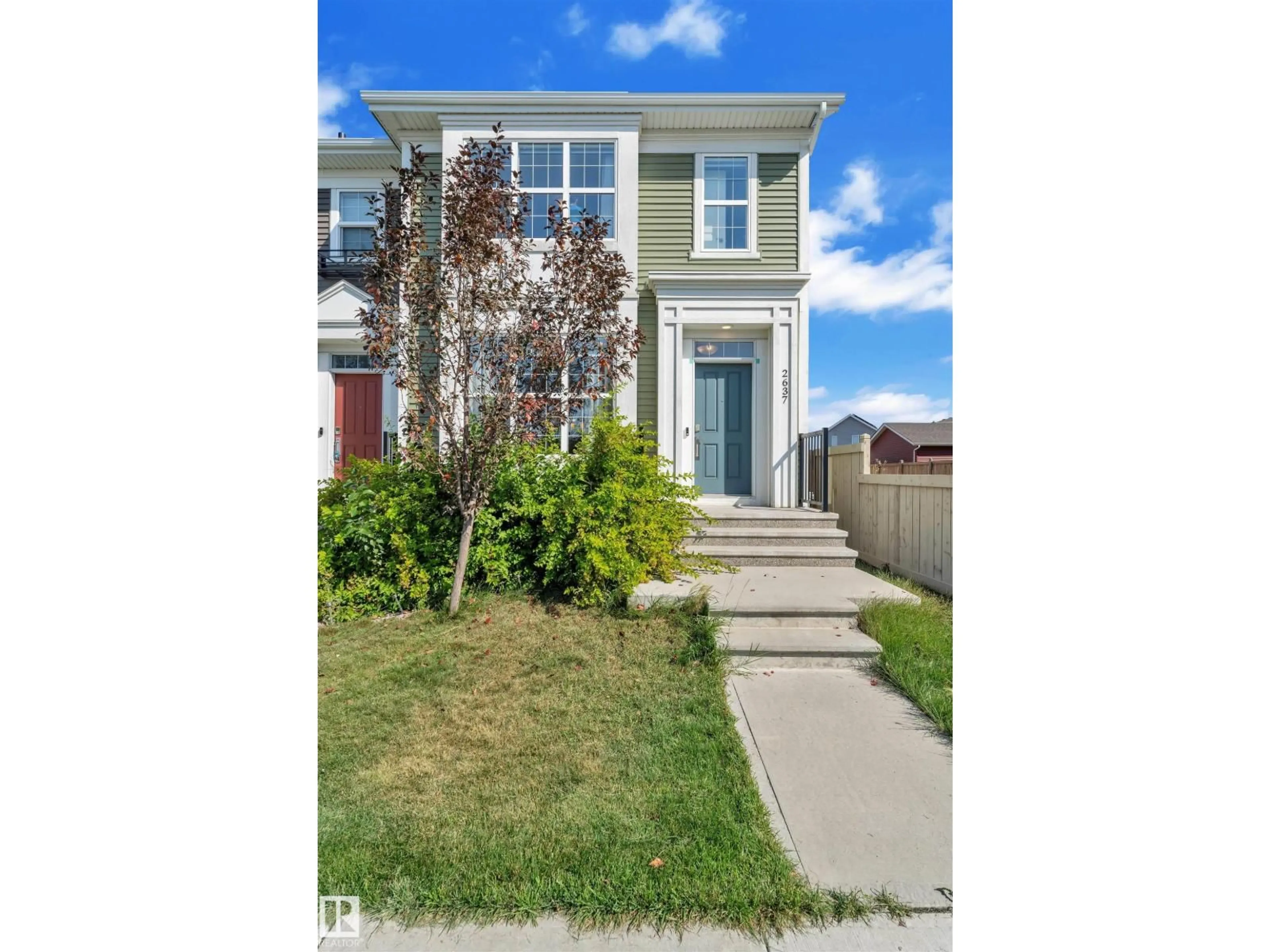 Home with vinyl exterior material, street for 2637 MAPLE WY, Edmonton Alberta T6T2E9