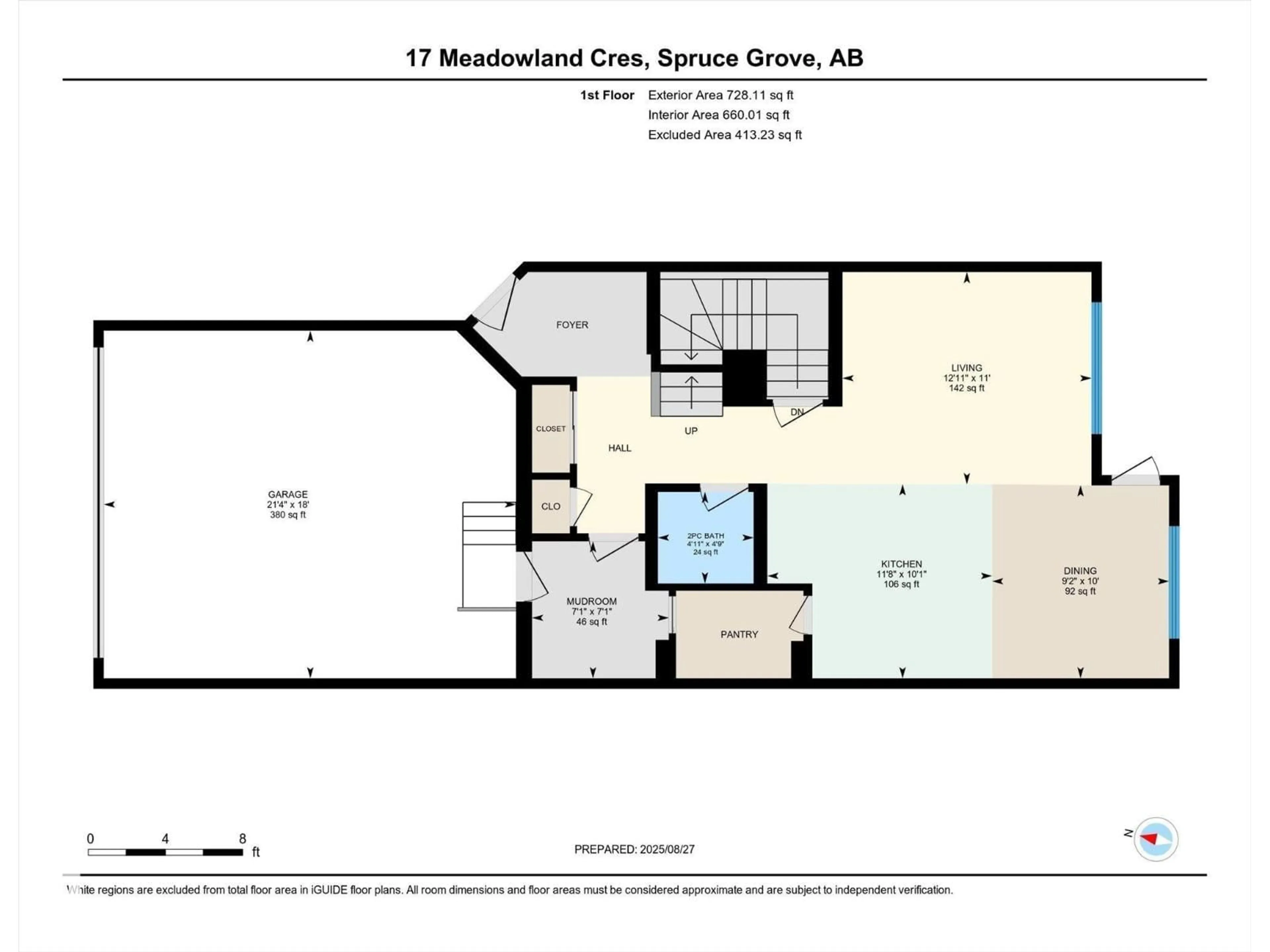 Floor plan for 17 MEADOWLAND CR, Spruce Grove Alberta T7X0P9