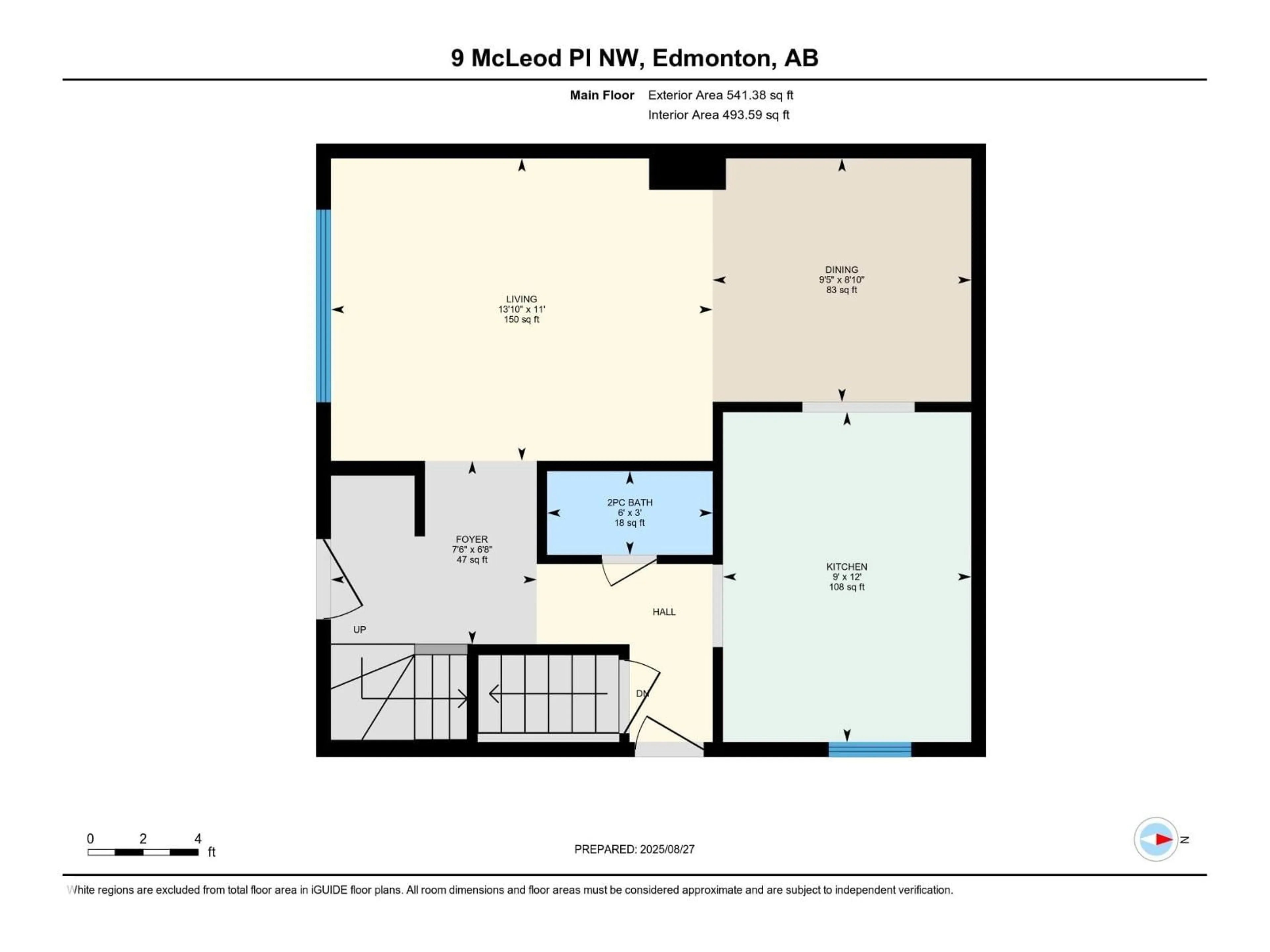 Floor plan for 9 MCLEOD PL, Edmonton Alberta T5A3A8