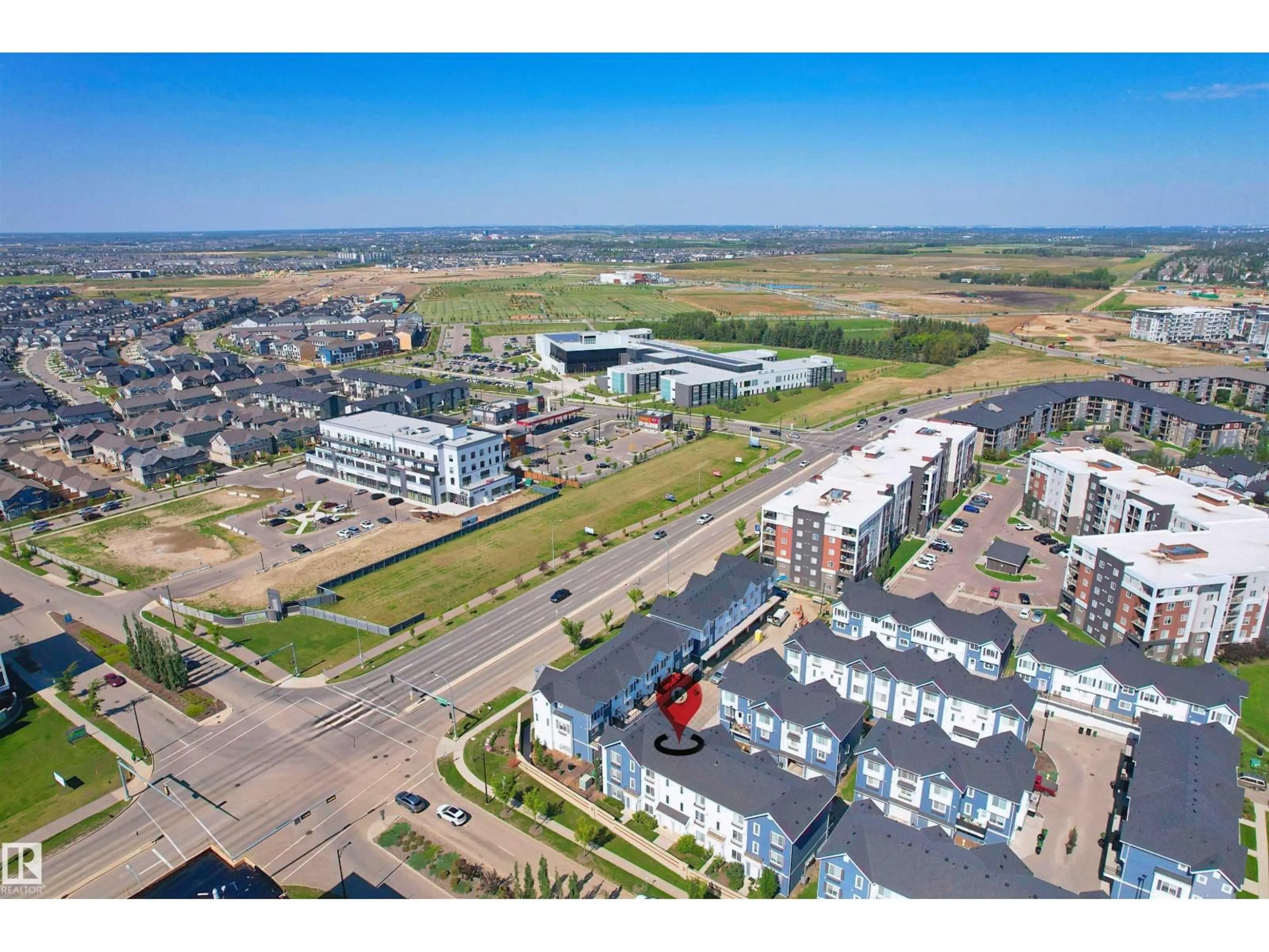 A pic from outside/outdoor area/front of a property/back of a property/a pic from drone, street for 753 ALLARD BV, Edmonton Alberta T6W3W5