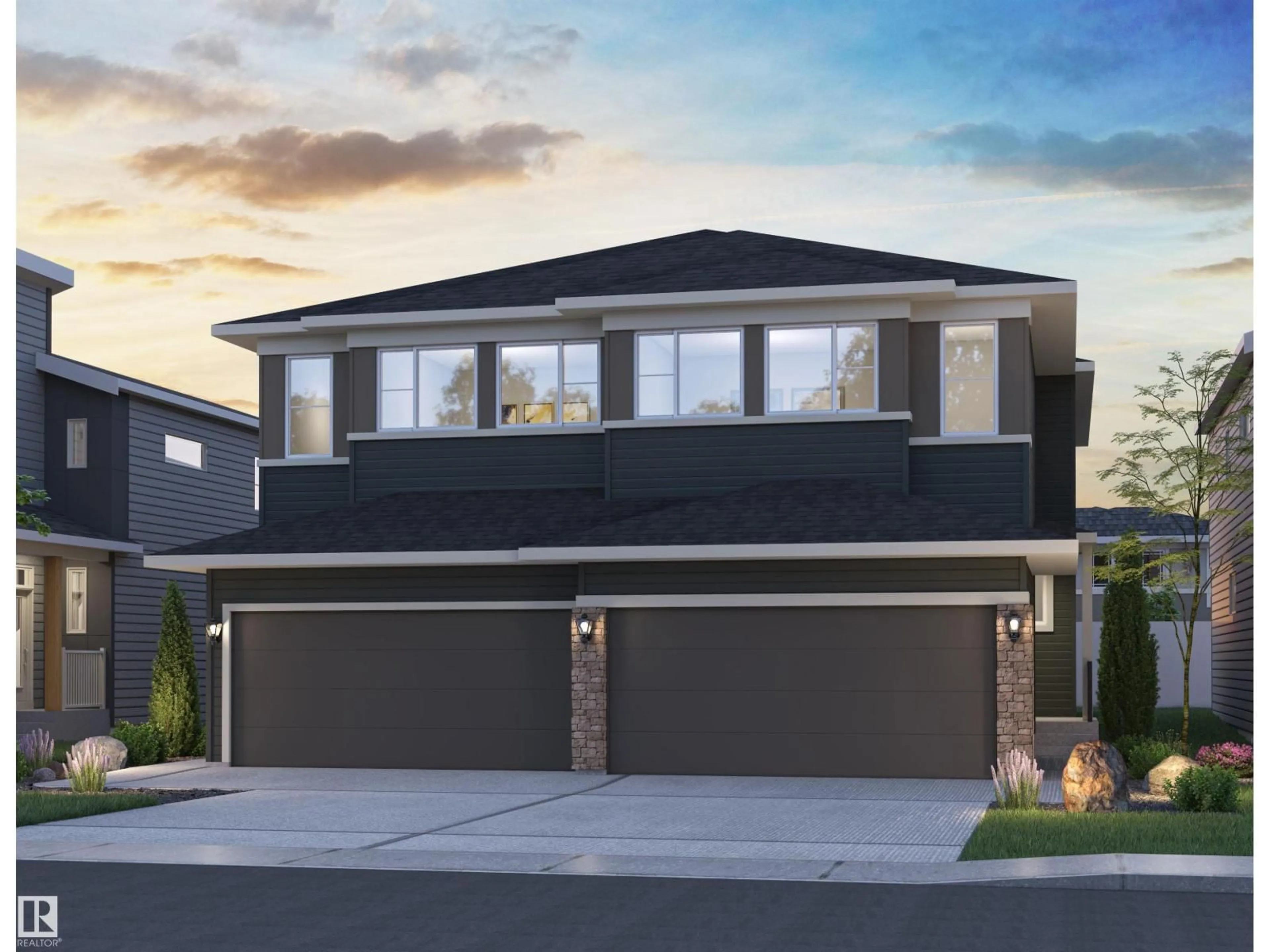Home with brick exterior material, street for 3743 ERLANGER DR, Edmonton Alberta T6M1R9