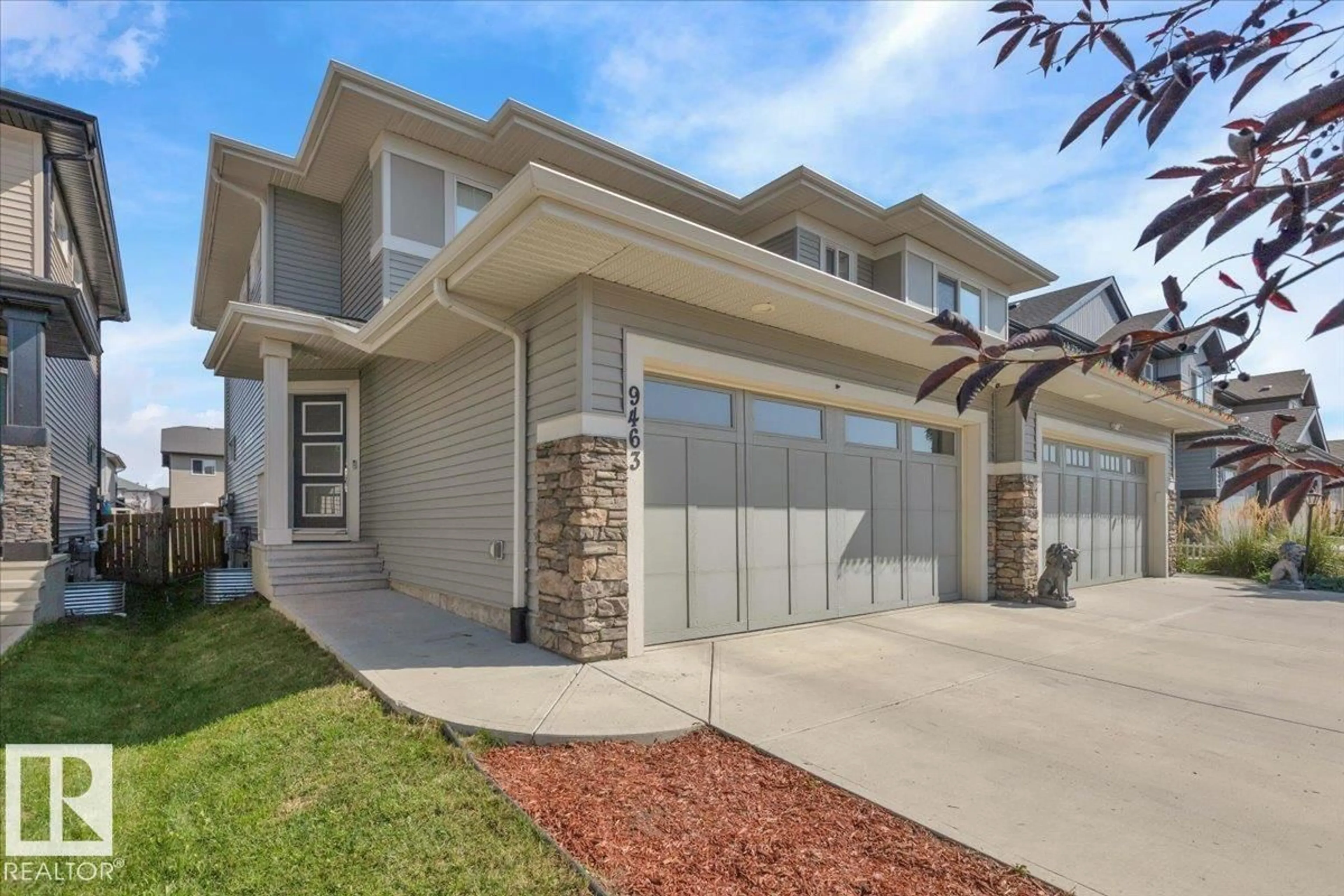 Home with brick exterior material, street for NW - 9463 209 ST, Edmonton Alberta T5T7J5