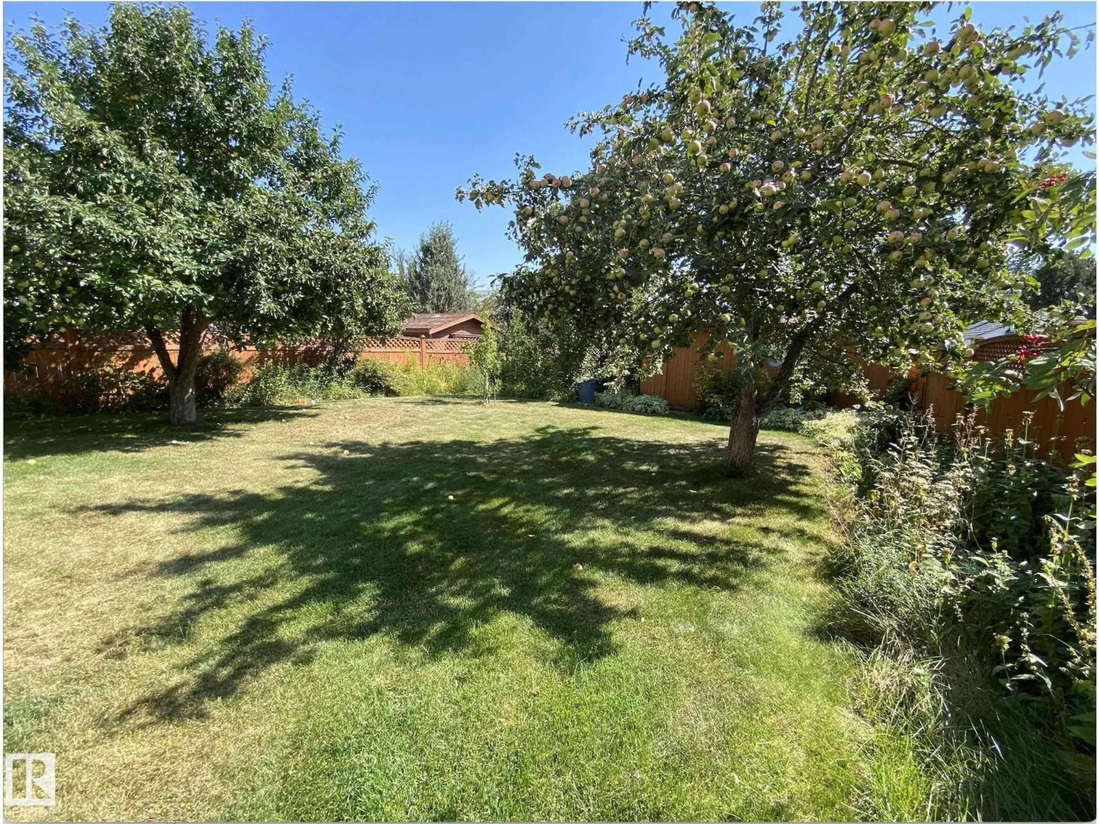 A pic from outside/outdoor area/front of a property/back of a property/a pic from drone, forest/trees view for 6119 156 AV, Edmonton Alberta T5Y2N1