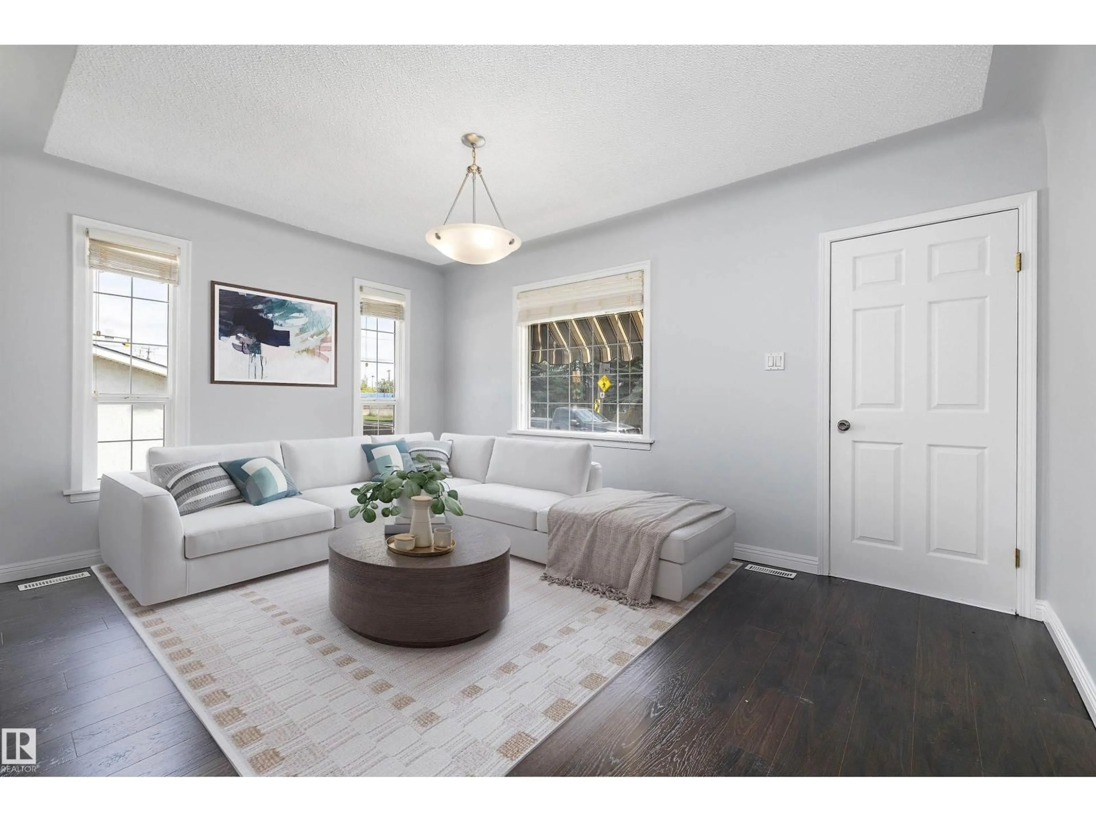 Living room with furniture, unknown for 8020 115 AV, Edmonton Alberta T5B0L1