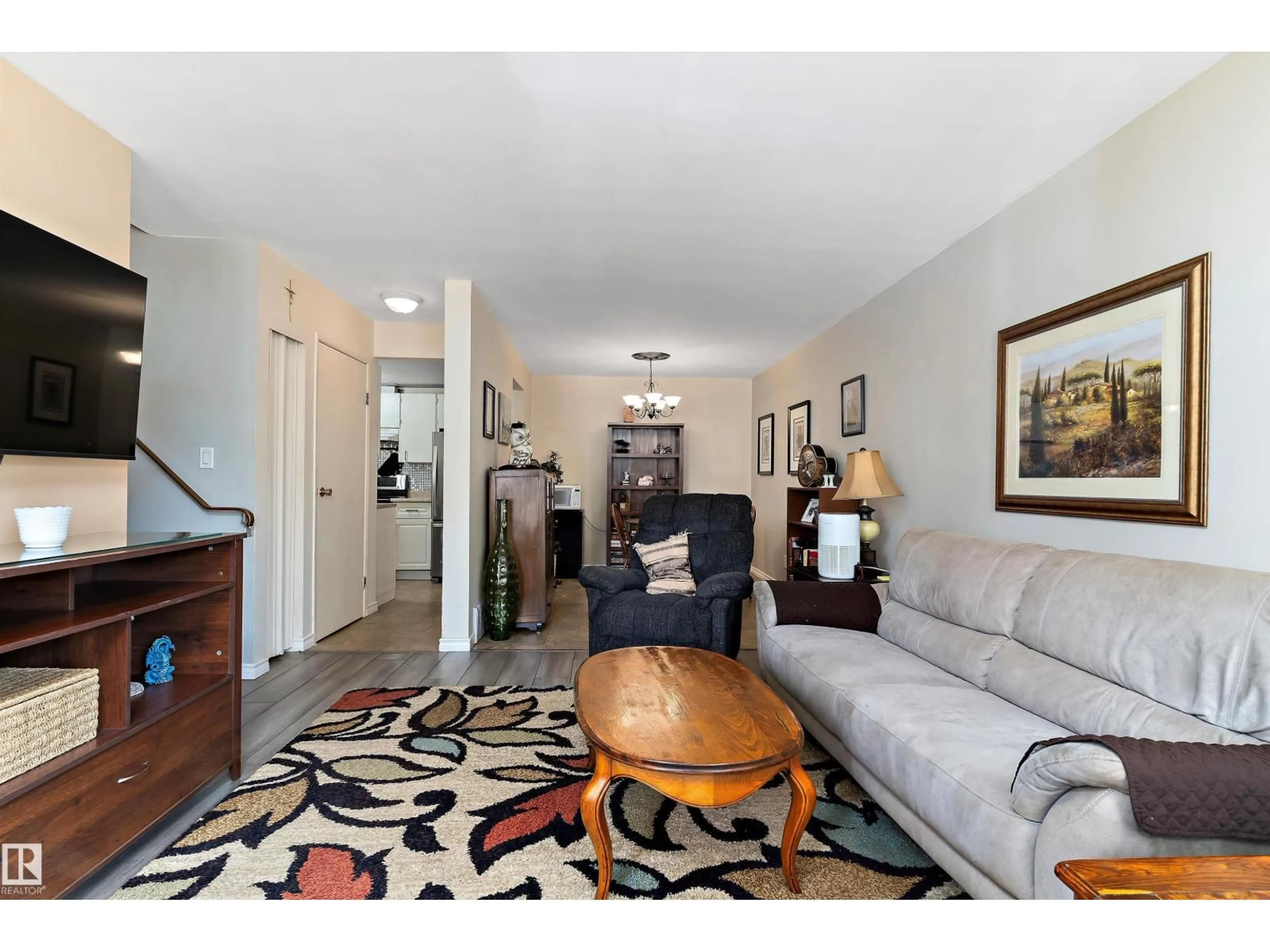 Living room with furniture, unknown for 6322 184 ST, Edmonton Alberta T5T2N8