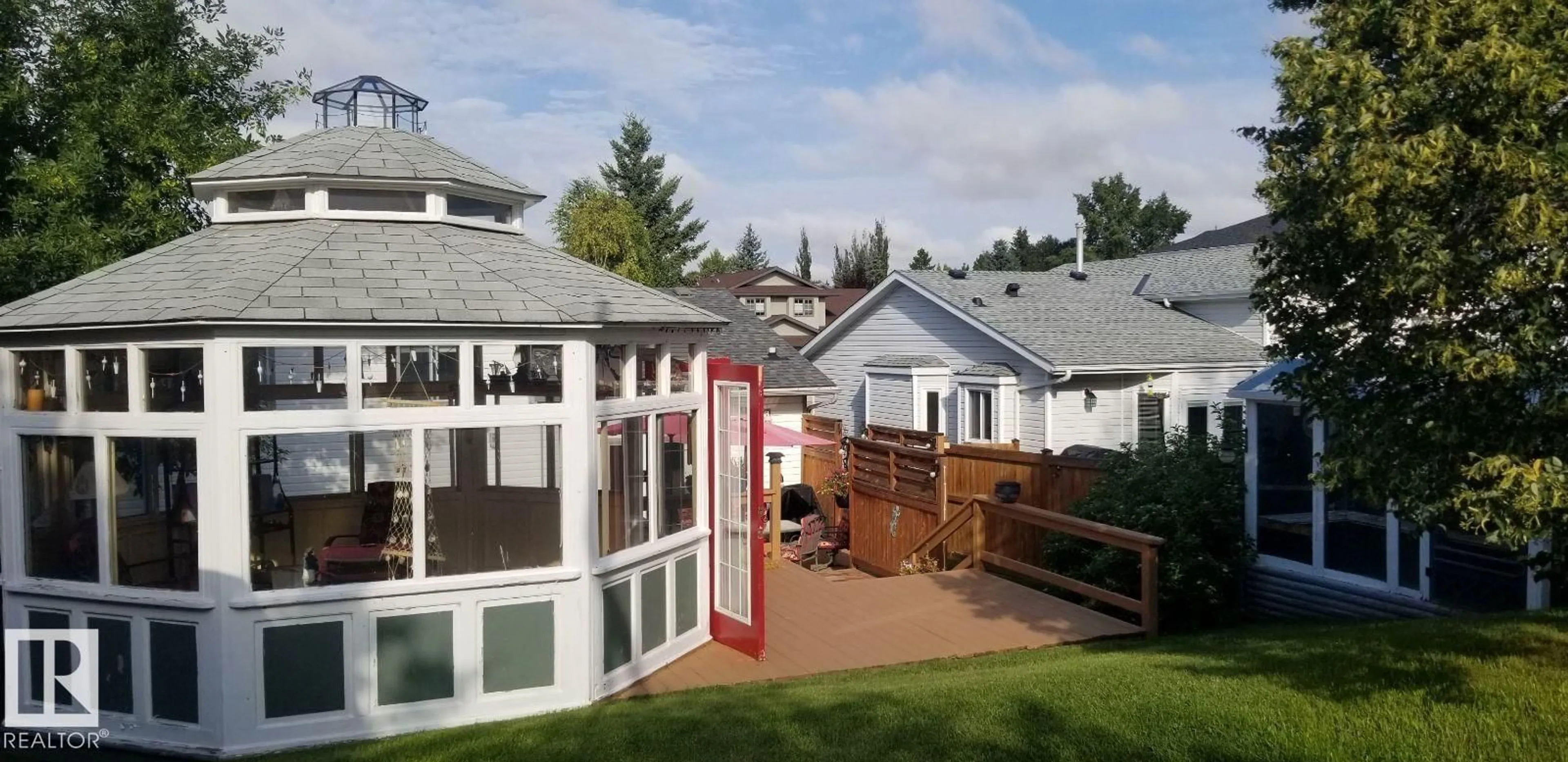 Patio, mountain view for 4411 42 ST, Beaumont Alberta T0C0H0