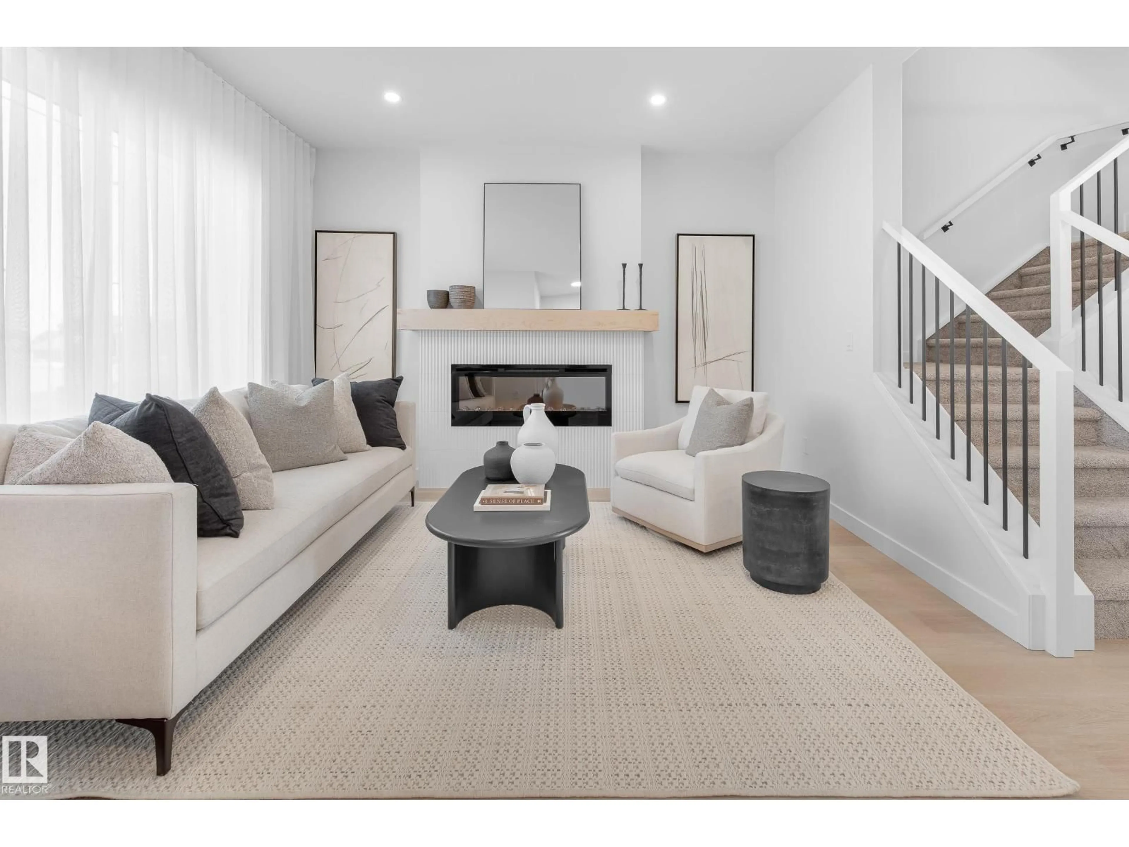 Living room with furniture, unknown for 2222 MUCKLEPLUM CR, Edmonton Alberta T6X3G7