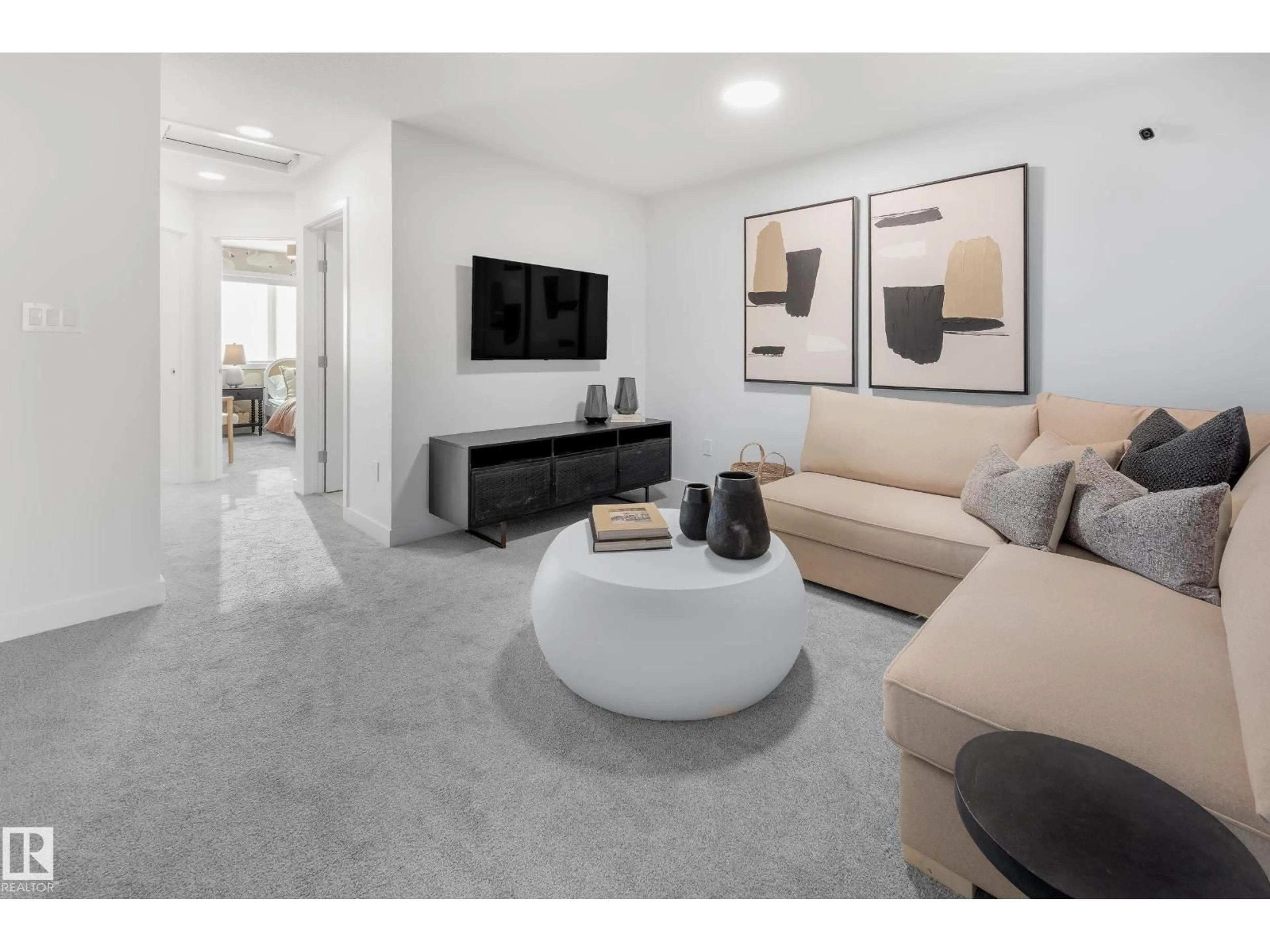 Living room with furniture, unknown for 2222 MUCKLEPLUM CR, Edmonton Alberta T6X3G7