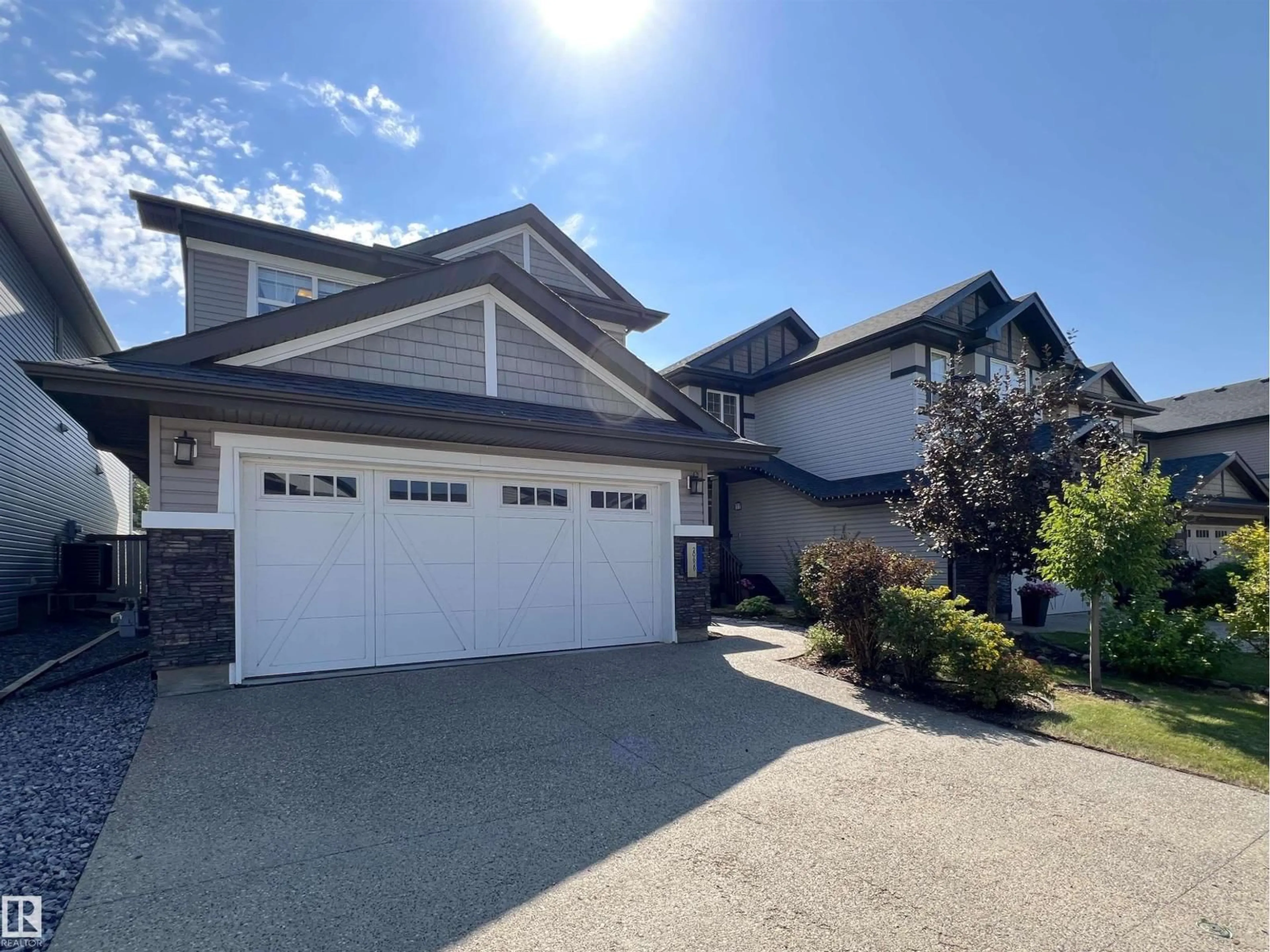 A pic from outside/outdoor area/front of a property/back of a property/a pic from drone, street for 20629 97A AV, Edmonton Alberta T5T4V6