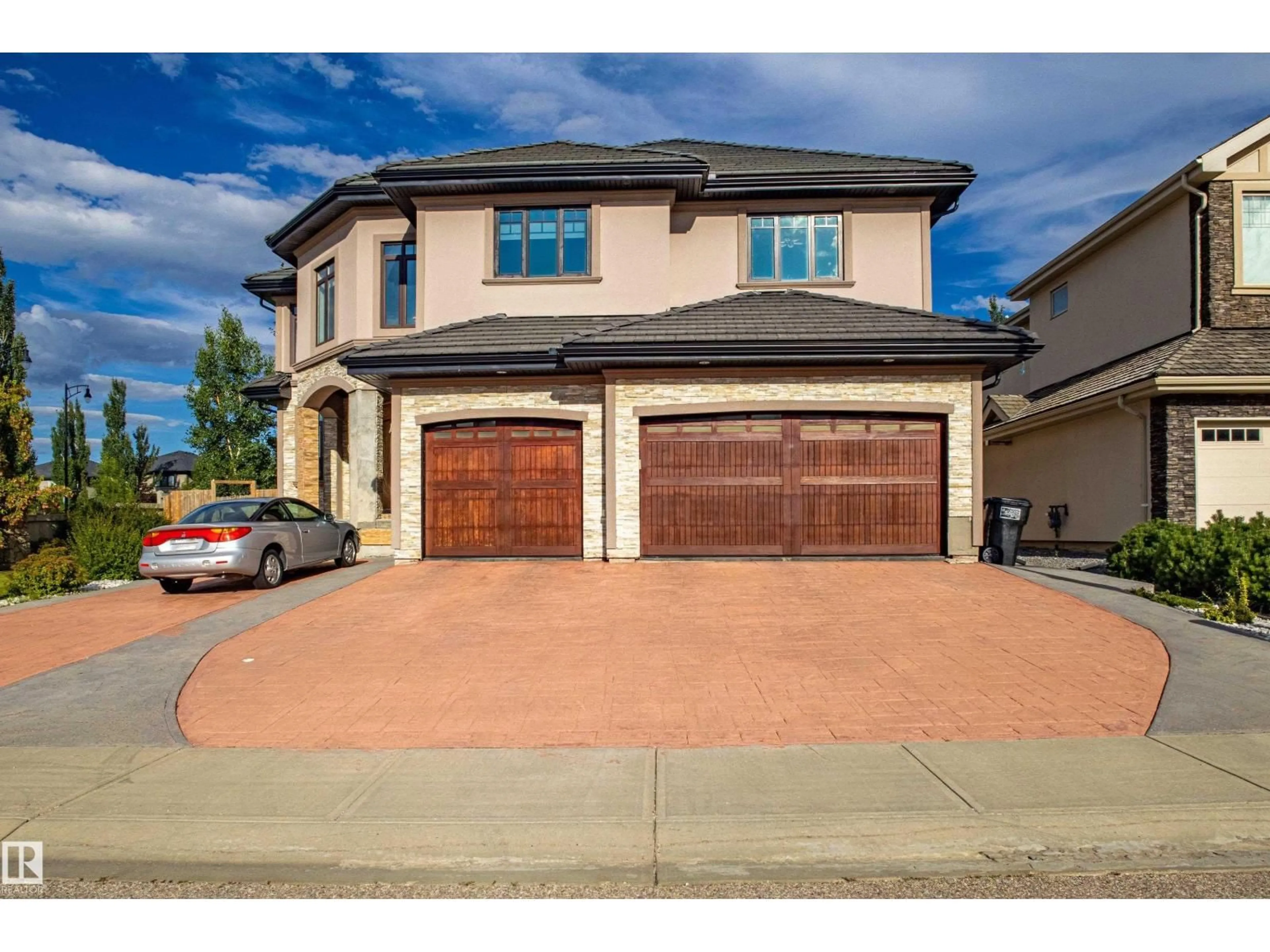 Home with brick exterior material, street for 4103 WESTCLIFF HEATH HE SW, Edmonton Alberta T6W0X9