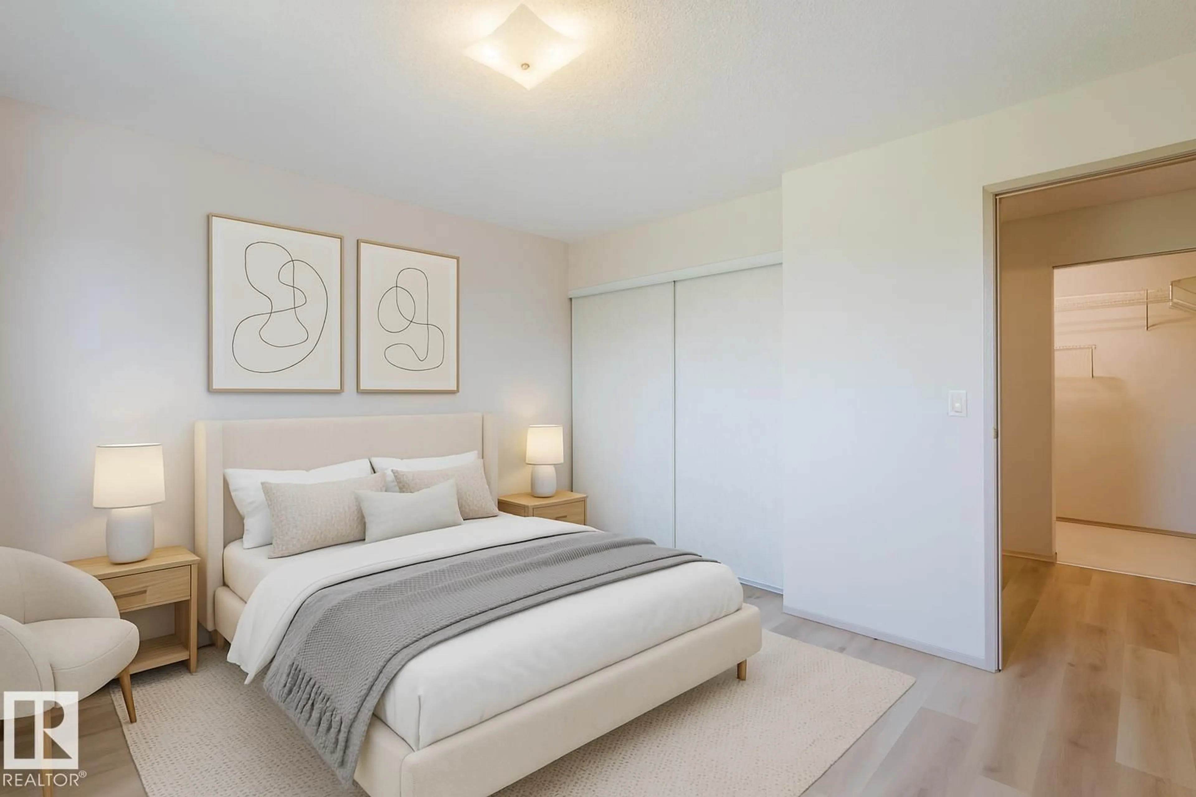 Bedroom with bed, unknown for #334 - 9620 174 ST, Edmonton Alberta T5T6B9
