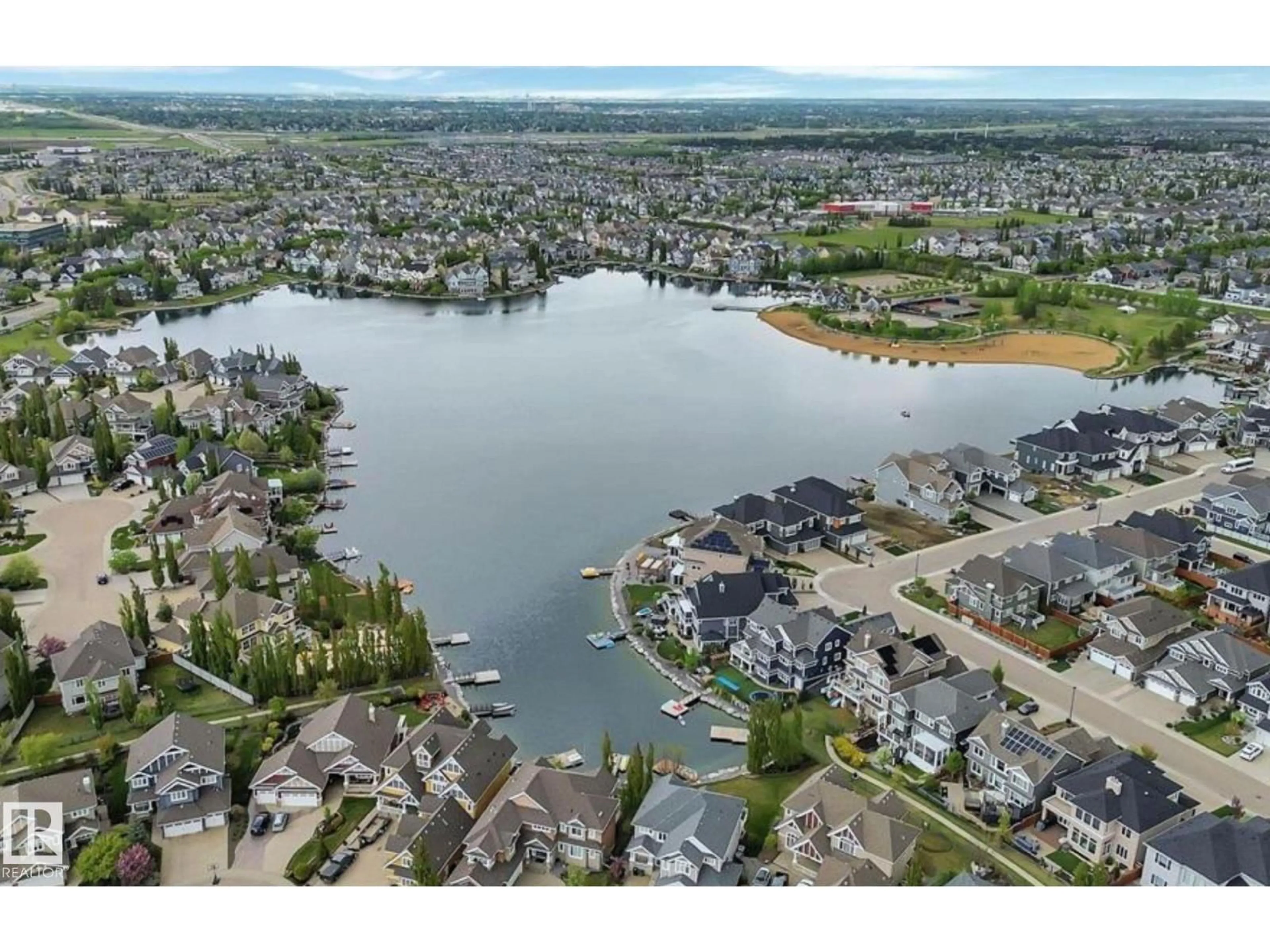 A pic from outside/outdoor area/front of a property/back of a property/a pic from drone, water/lake/river/ocean view for #86 - 1804 70 ST, Edmonton Alberta T6X0H4
