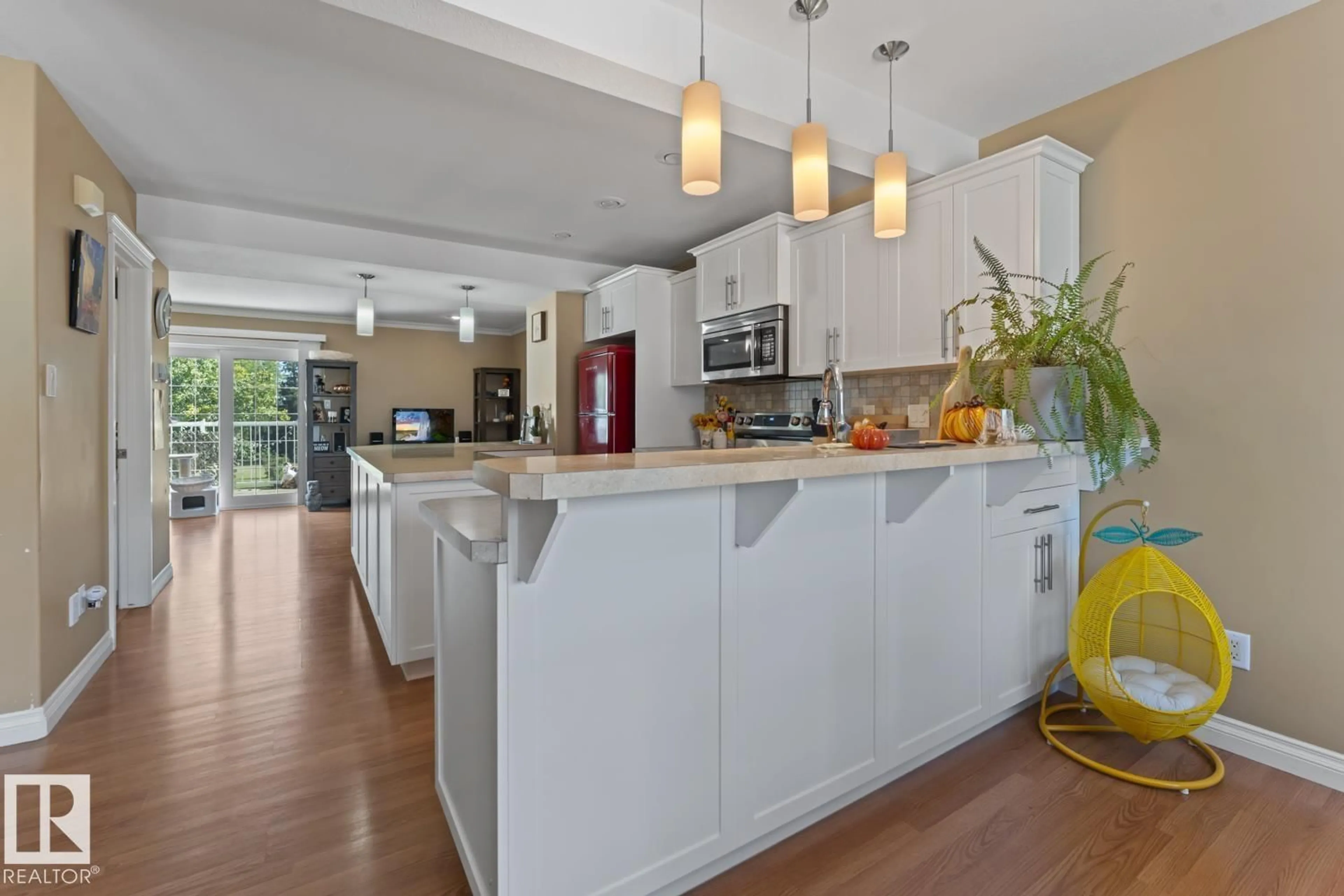 Open concept kitchen, ceramic/tile floor for 16 1001 7 AV, Cold Lake Alberta T9M0C4