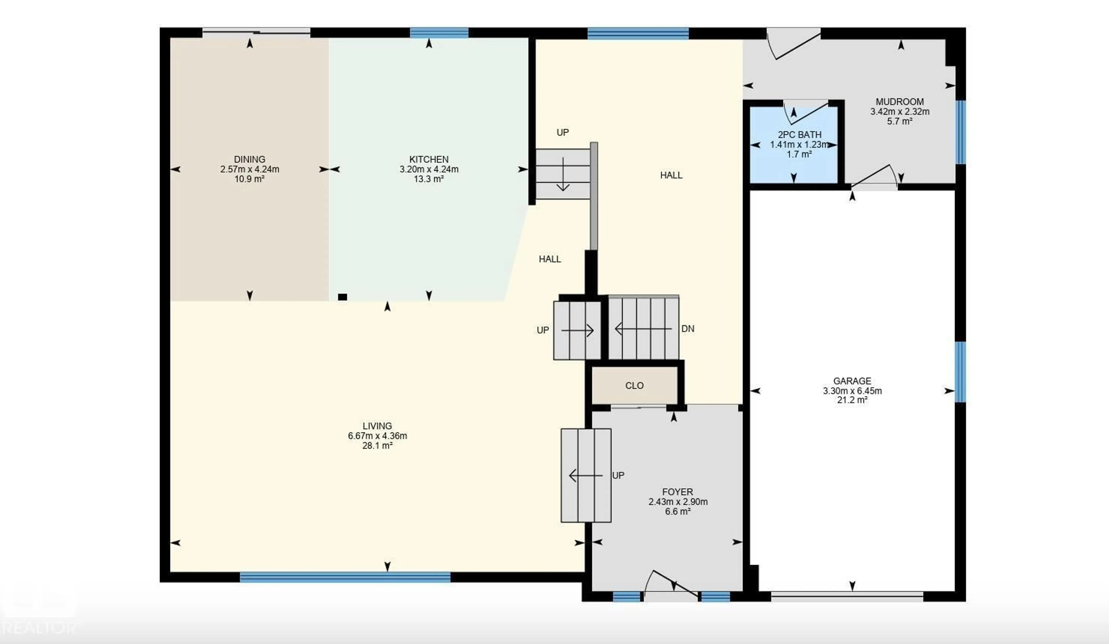 Floor plan for 7708 106A AV, Edmonton Alberta T6A1K6