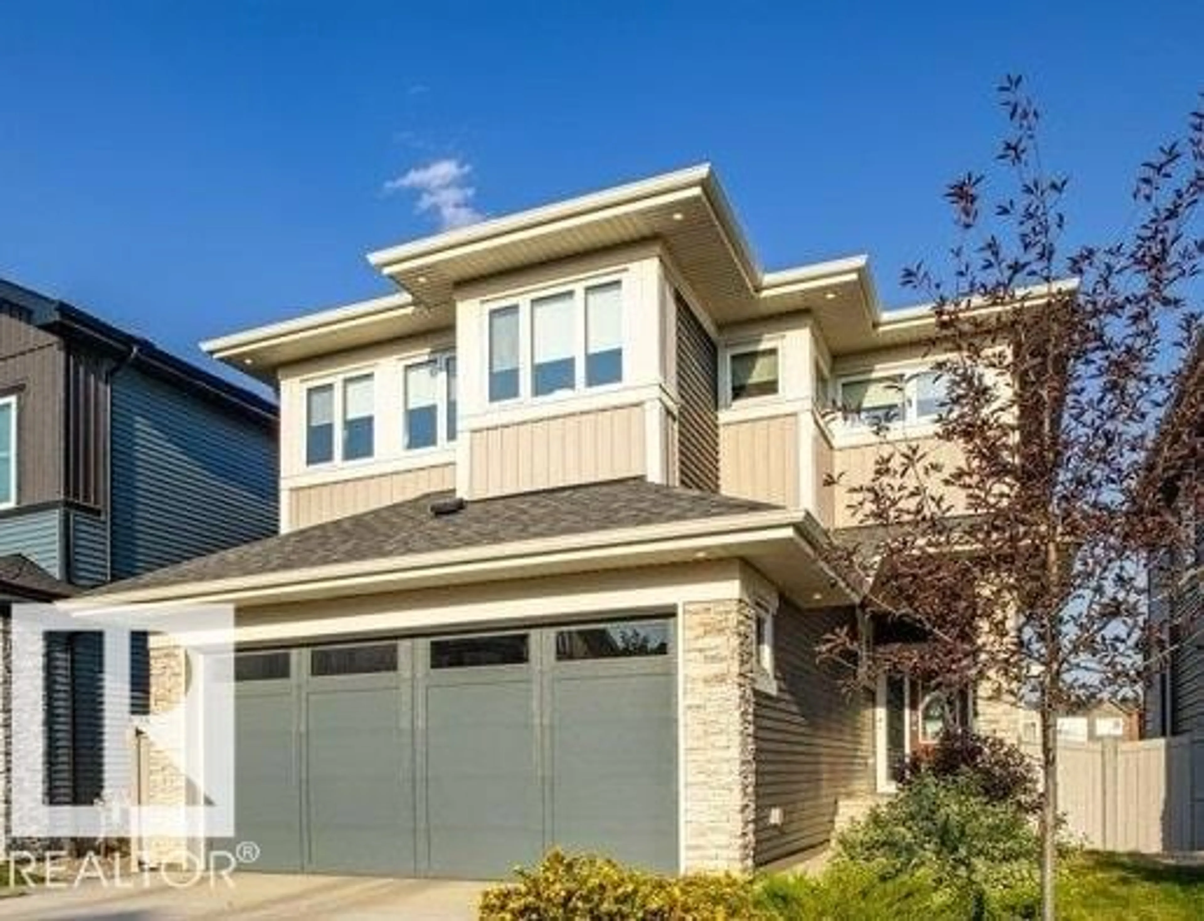 Home with vinyl exterior material, street for 6013 NADEN LANDING LD, Edmonton Alberta T5E6X6